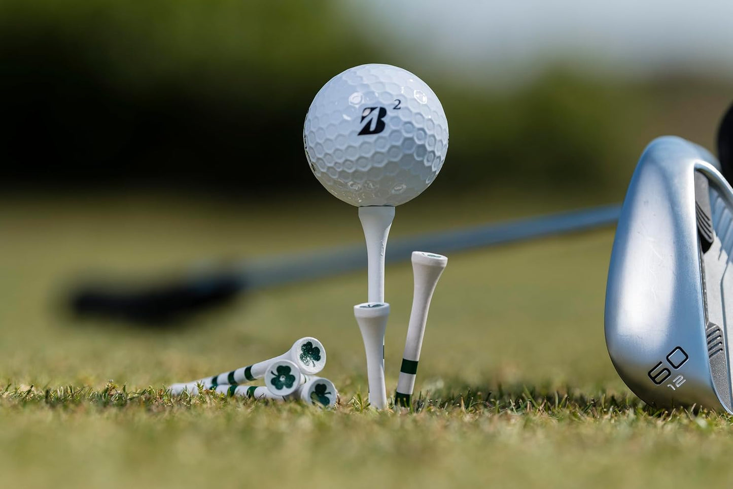 PrideSports 3-1/4" Shamrocks Tees, Green