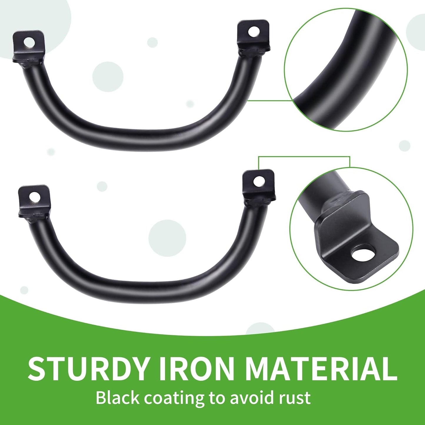 10L0L Golf Cart Bar Grab Handles,Universal Grip Handle for Yamaha, EZGO, Club Car, Aluminum Alloy Grab Handle for Golf Cart(2 Pack)