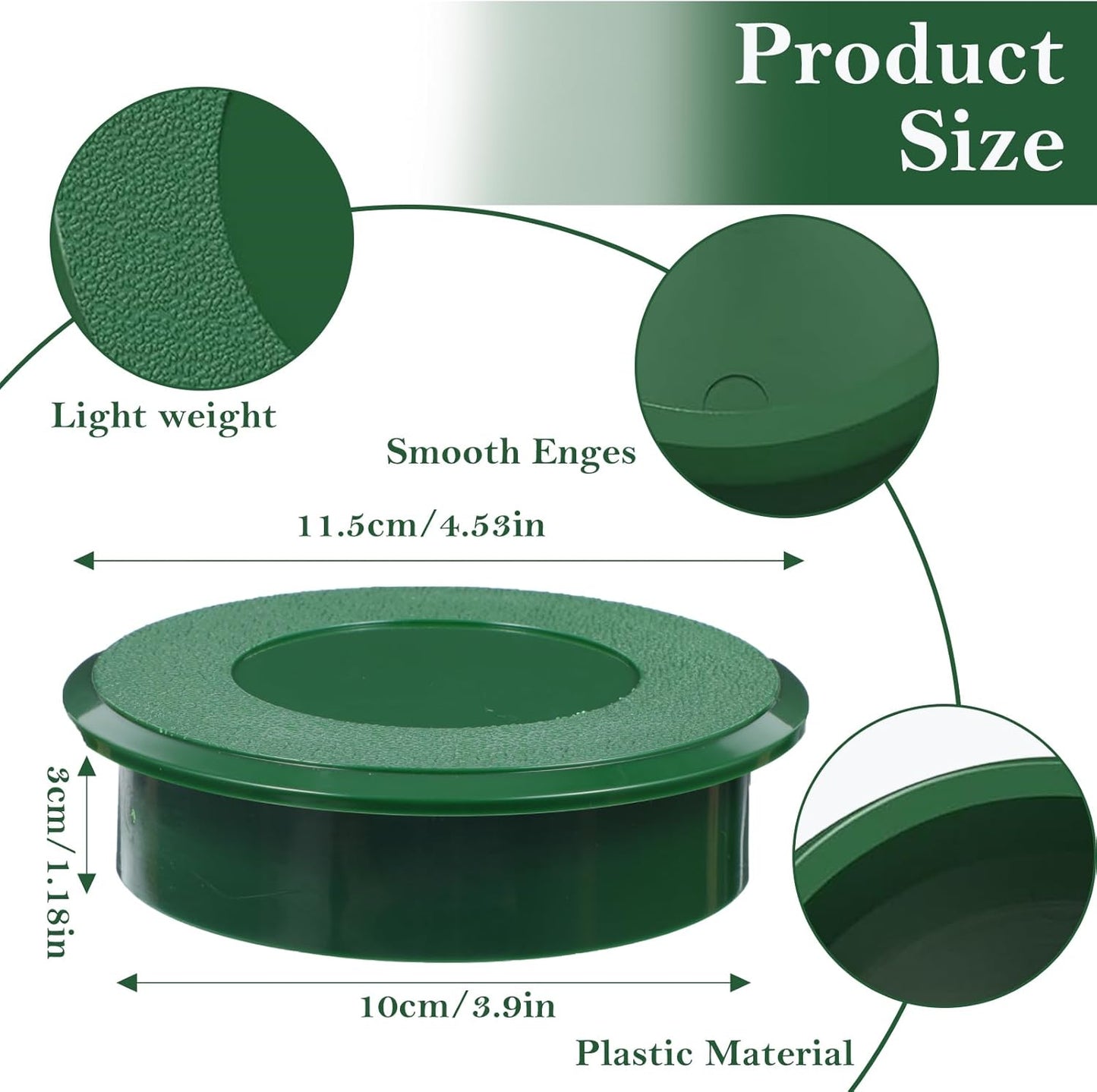 8 Pcs Golf Cup Cover, Putting Green Hole Cup Cover Plastic Golf Cups Covers for Yard Garden Backyard Game Ball Outdoor Activities