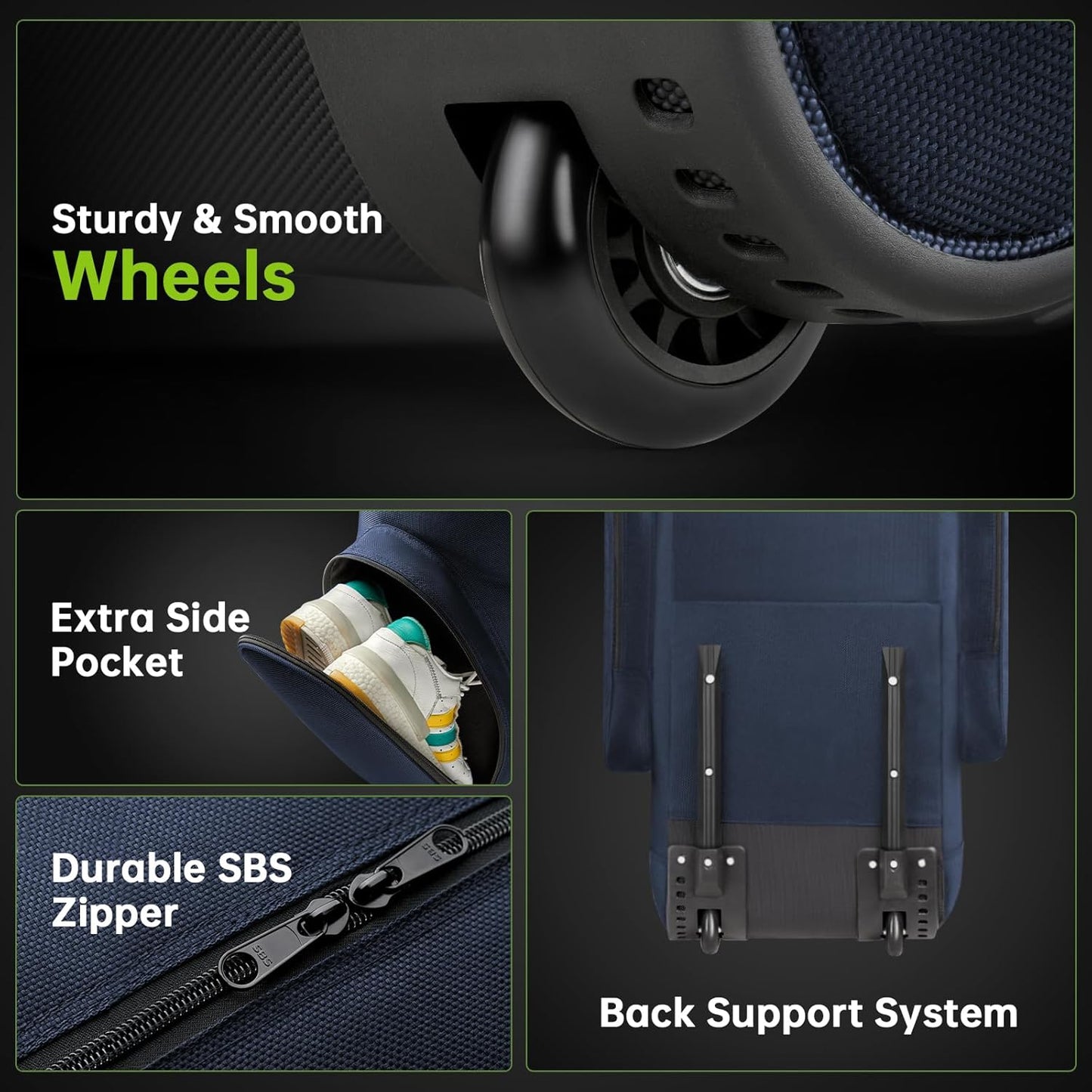 Padded Golf Club Travel Bag with Wheels, Golf Luggage Case Cover for Airlines - 1680D Wear-Resistant Oxford, Waterproof Coating Layer, Universal Size