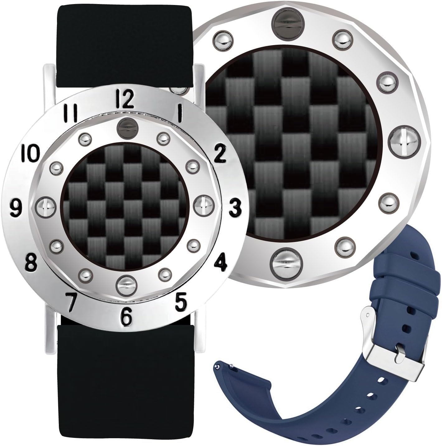 Golf Ball Marker with Carbon Fiber Ball Marker Bracelet, Golf Accessories, Golf Gifts, Golf Counter for Men Women