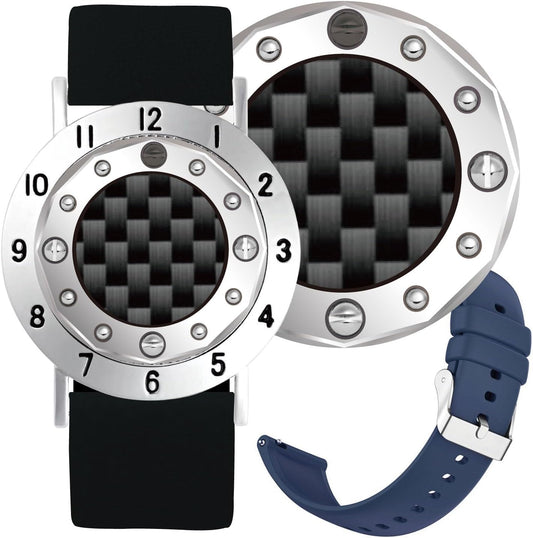 Golf Ball Marker with Carbon Fiber Ball Marker Bracelet, Golf Accessories, Golf Gifts, Golf Counter for Men Women