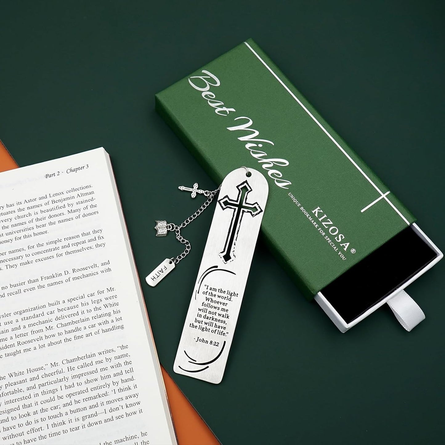 Metal Bookmark Gifts for Women Men,Book Marks for Reading,Bible Bookmarks,Friends Teacher Birthday Valentines Mothers Fathers Day Christmas Book Lovers Gift (01-Light of The World)