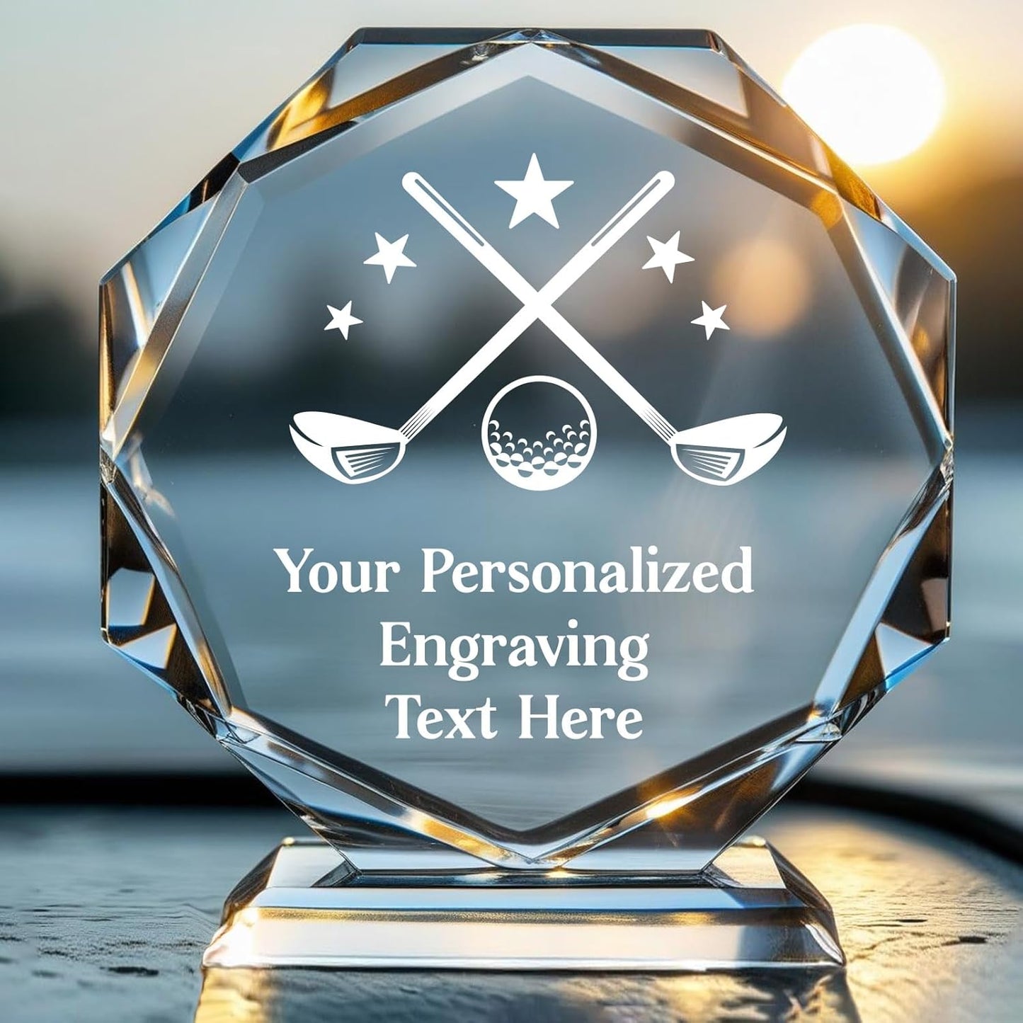 Personalized Trophy Award - Custom Crystal Awards and Trophies - Plaques Personalized Engraved - Thank You Gifts - Employee Appreciation Gifts for Cowokers, Recognition, Sports