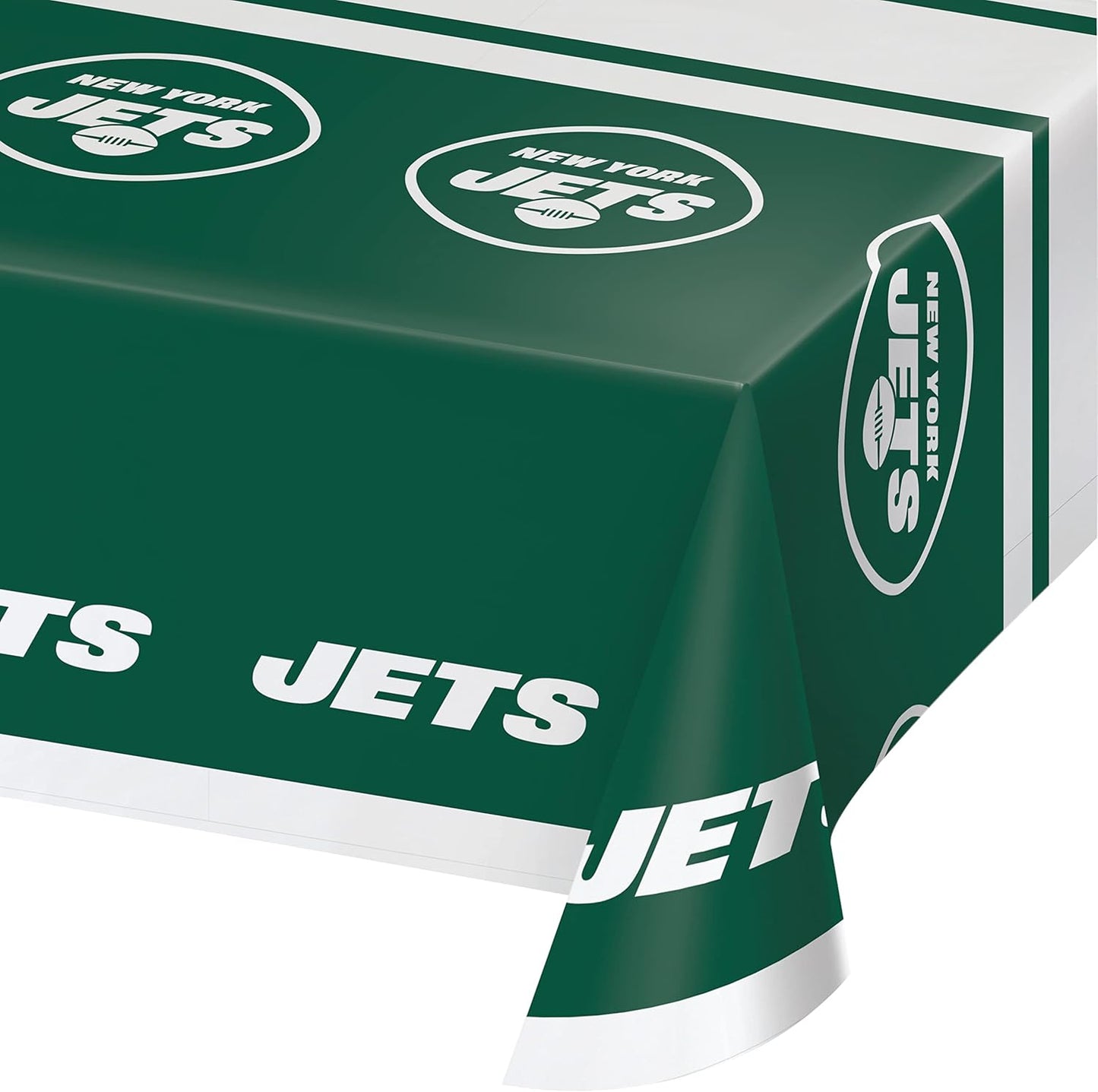 Trendware New York Jets Plastic Tablecloth, 3 ct