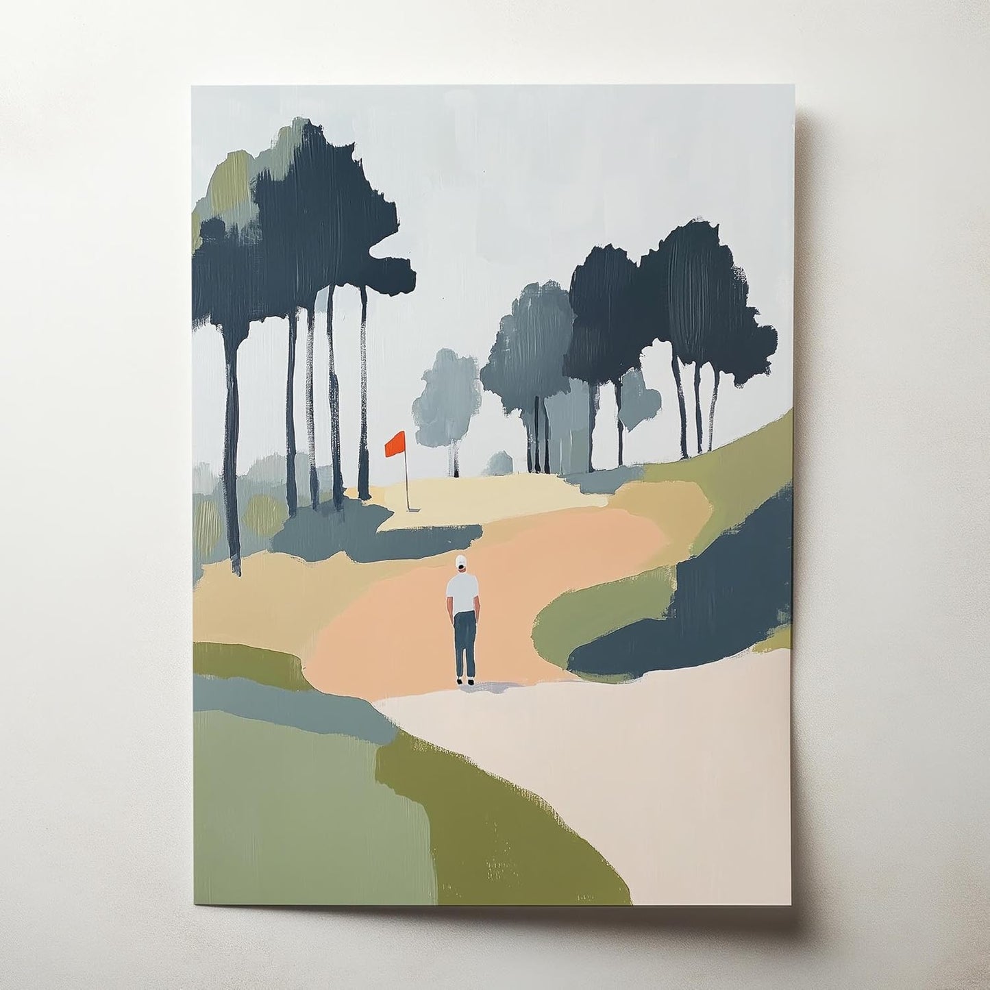 Golf Impressionist Art Print Posters - Premium Giclee Fine Art Prints - Sporty and Sophisticated Home Decor Posters, Golfer Art Prints for Home and Office Decor - Vintage Aesthetic, Ready to Frame