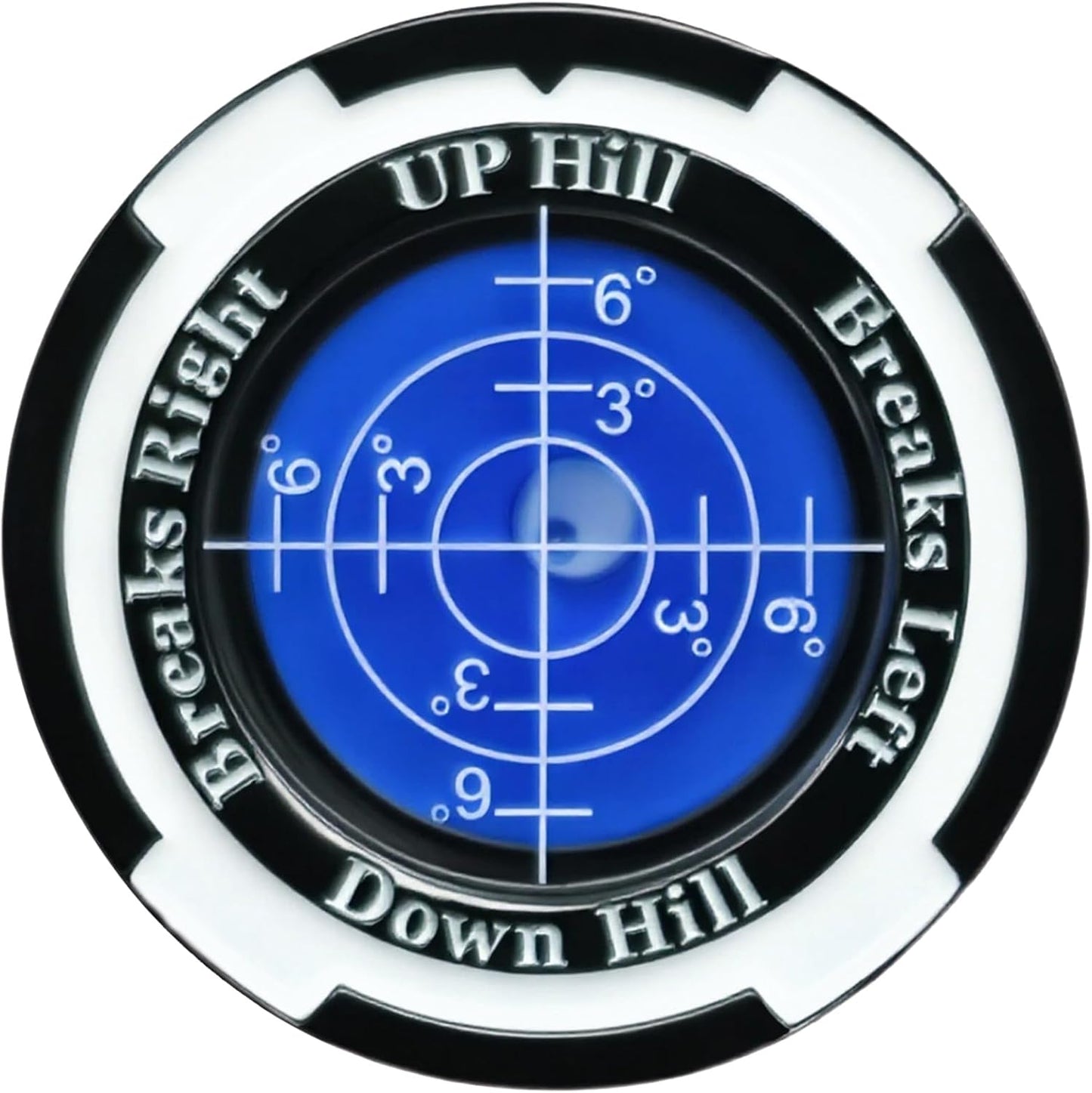 GreenNav Pro-High Precision Golf Green Reader & Golf Ball Marker with Horizontal Bubble Level, Essential Slope & Putt Line Reading Aid, Golf Accessories for Men Women