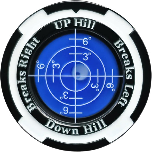 GreenNav Pro-High Precision Golf Green Reader & Golf Ball Marker with Horizontal Bubble Level, Essential Slope & Putt Line Reading Aid, Golf Accessories for Men Women