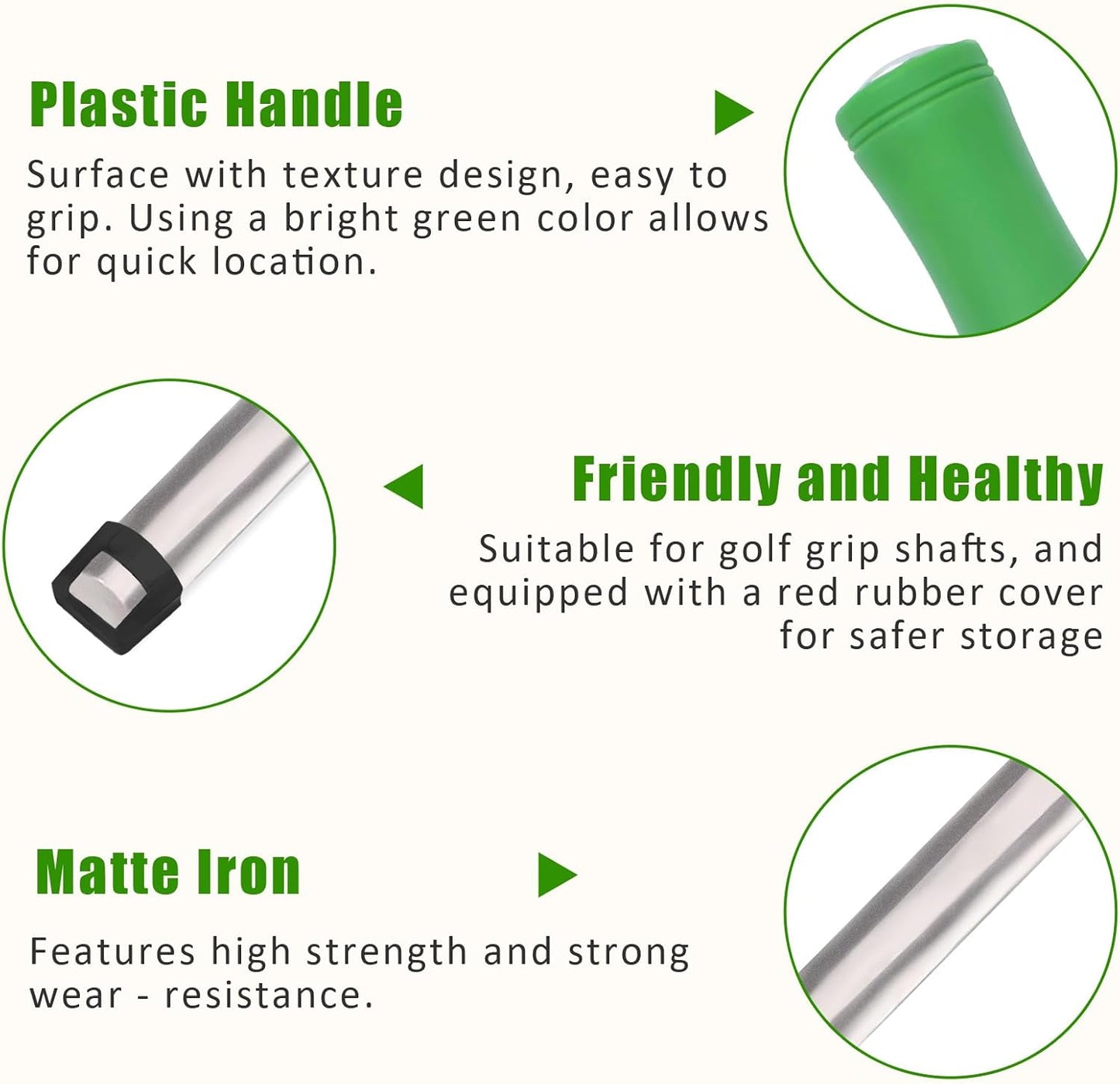 Golf Grip Tape Remover Tool Kits, No Tape Residue Rapid Removal - Perfect for Regripping Graphite and Steel Shafts Golf Club Grip Repair Kits