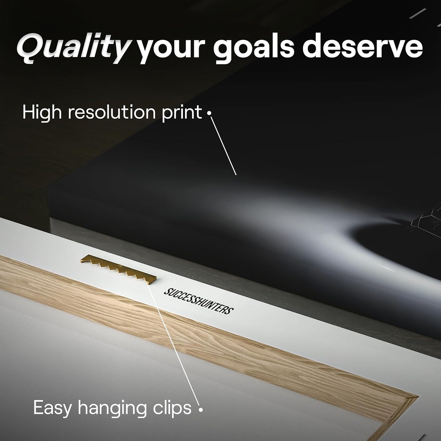 Motivational Wall Art for Office, Super Car Art Canvas, Inspirational Automotive Decor for Lamborghini Urus Sportscar Lovers, Motivational Wall Decor for Home, Car Poster (15" x 30")