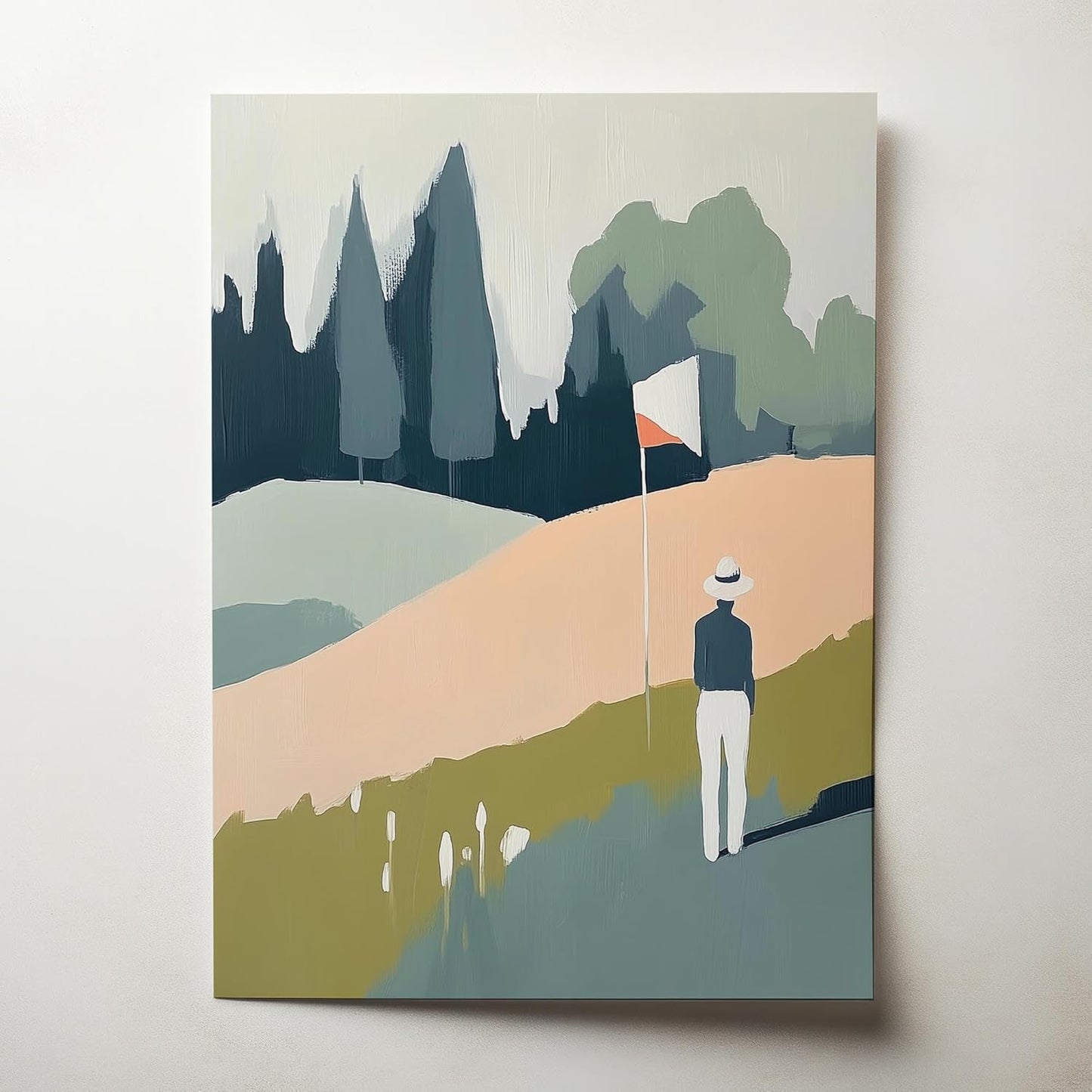 Golf Impressionist Art Print Posters - Premium Giclee Fine Art Prints - Sporty and Sophisticated Home Decor Posters, Golfer Art Prints for Home and Office Decor - Vintage Aesthetic, Ready to Frame