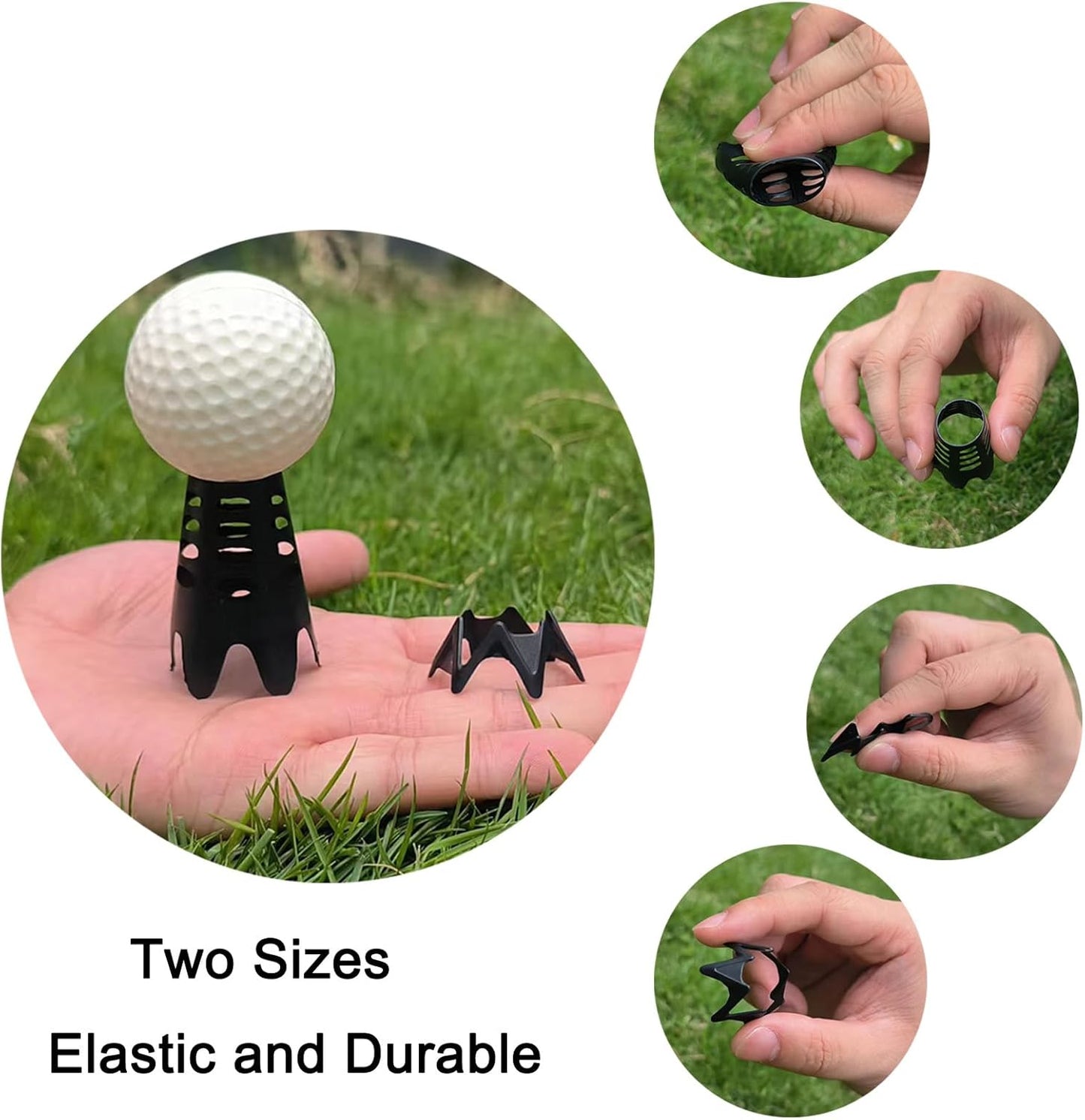 Plastic Golf Tees, Golf Simulator Tees for Home, Outdoor Indoor Golf Tees Simulator Practice Training, Golf Mat Tees for Winter Turf and Driving Range