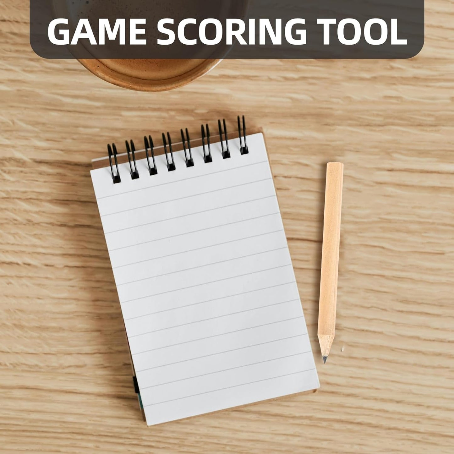 Kisangel 50pcs Golf Pencils Bulk Hb Mini Half Pencils Pre Sharpened Wood Short Pen for Scoring, Writing, School Classroom Office Supplies