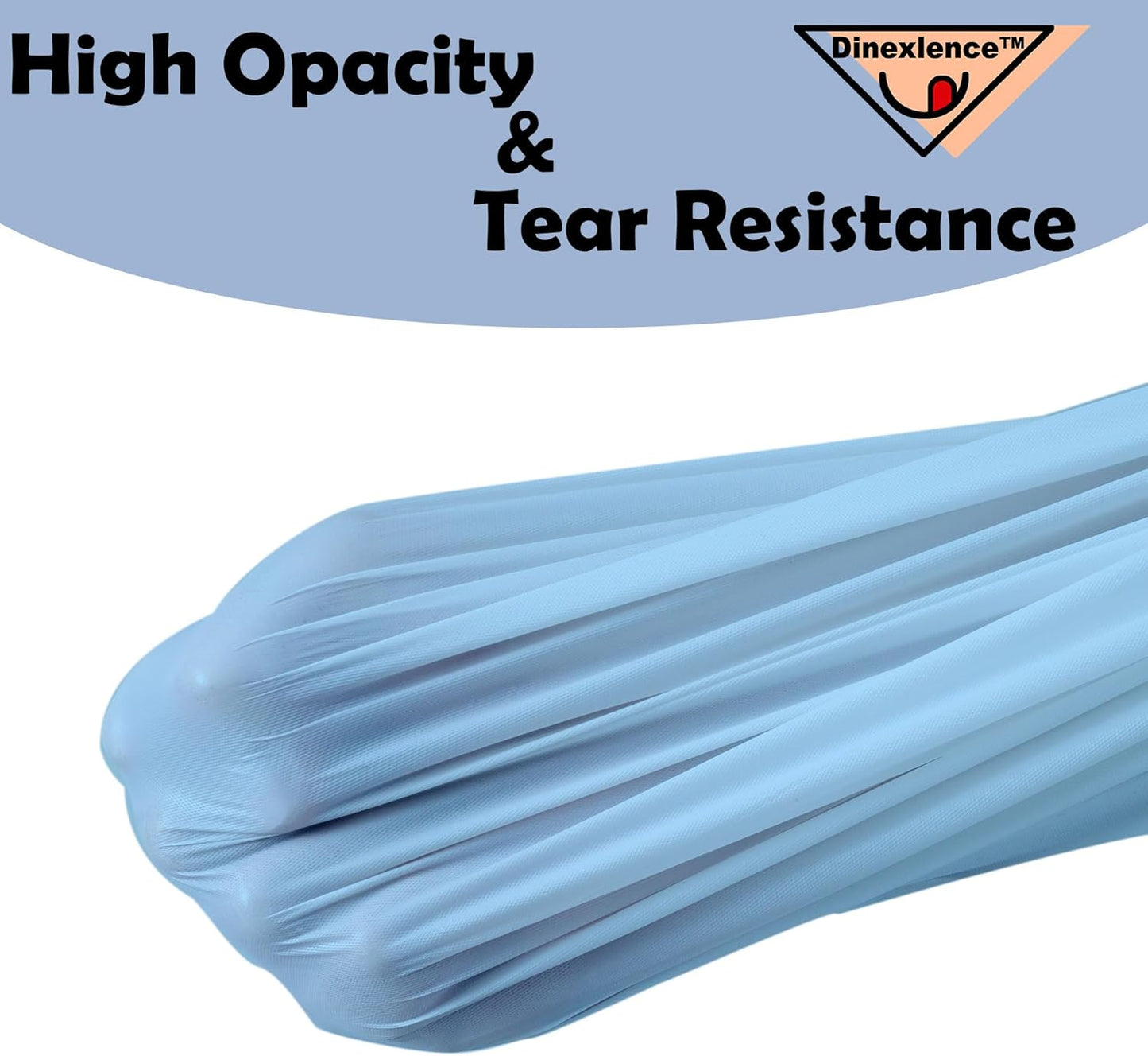 2 Pack Light Blue Premium Plastic Tablecloth Rectangle 54 x 108 Inches Reusable Baby Sky Blue Decorative Table Cover for Dining, Wedding, Party, Indoor and Outdoor use