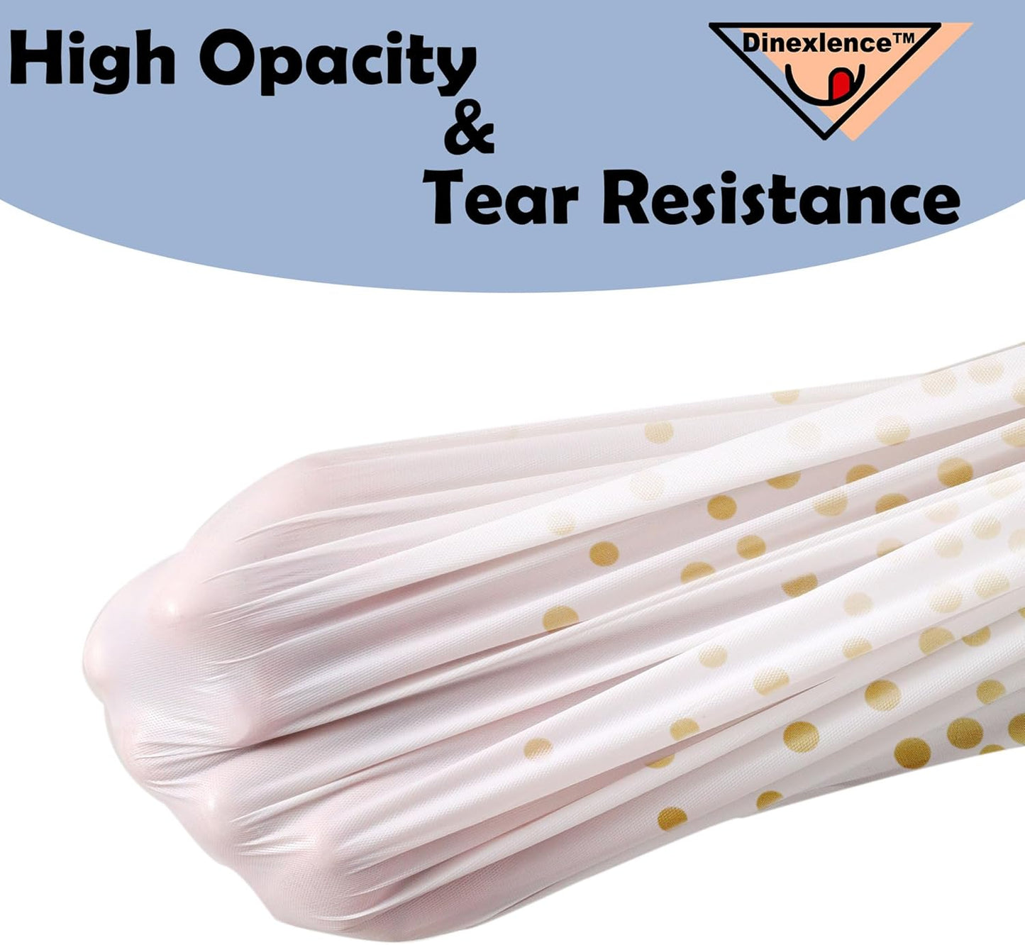 2 Pack Gold Polka Dots White Premium Plastic Tablecloth Rectangle 54 x 108 Inches Reusable Gold Spot Decorative White Table Cover for Dining, Wedding, Party, Indoor and Outdoor use