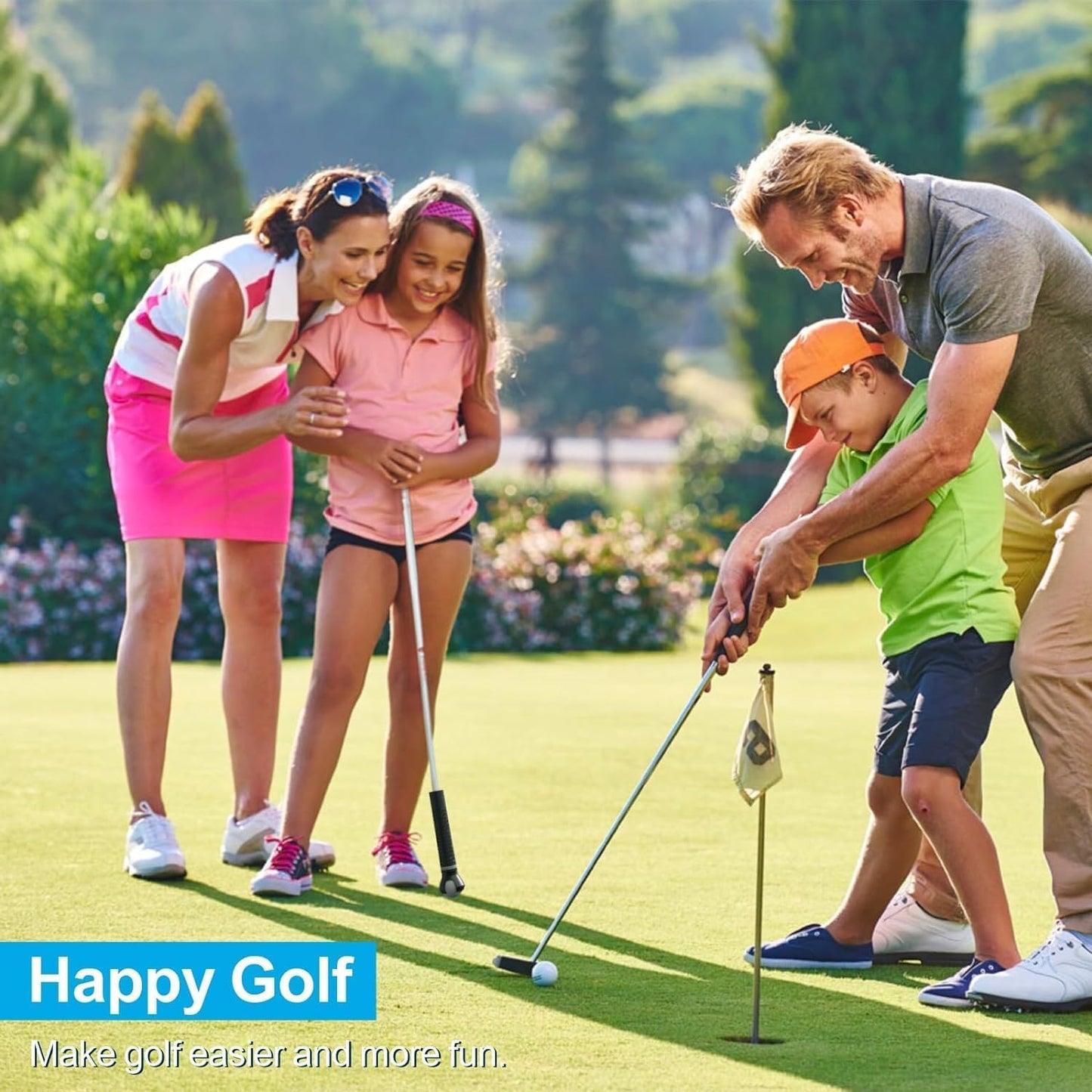 Golf Ball Picker Upper for Putter Golf Manual Ball Retriever Grabber, Driving Range Use 3-Prong Ball Picker, No Bending to Pick Up The Ball, Golf Accessories, Golf Screws Tool