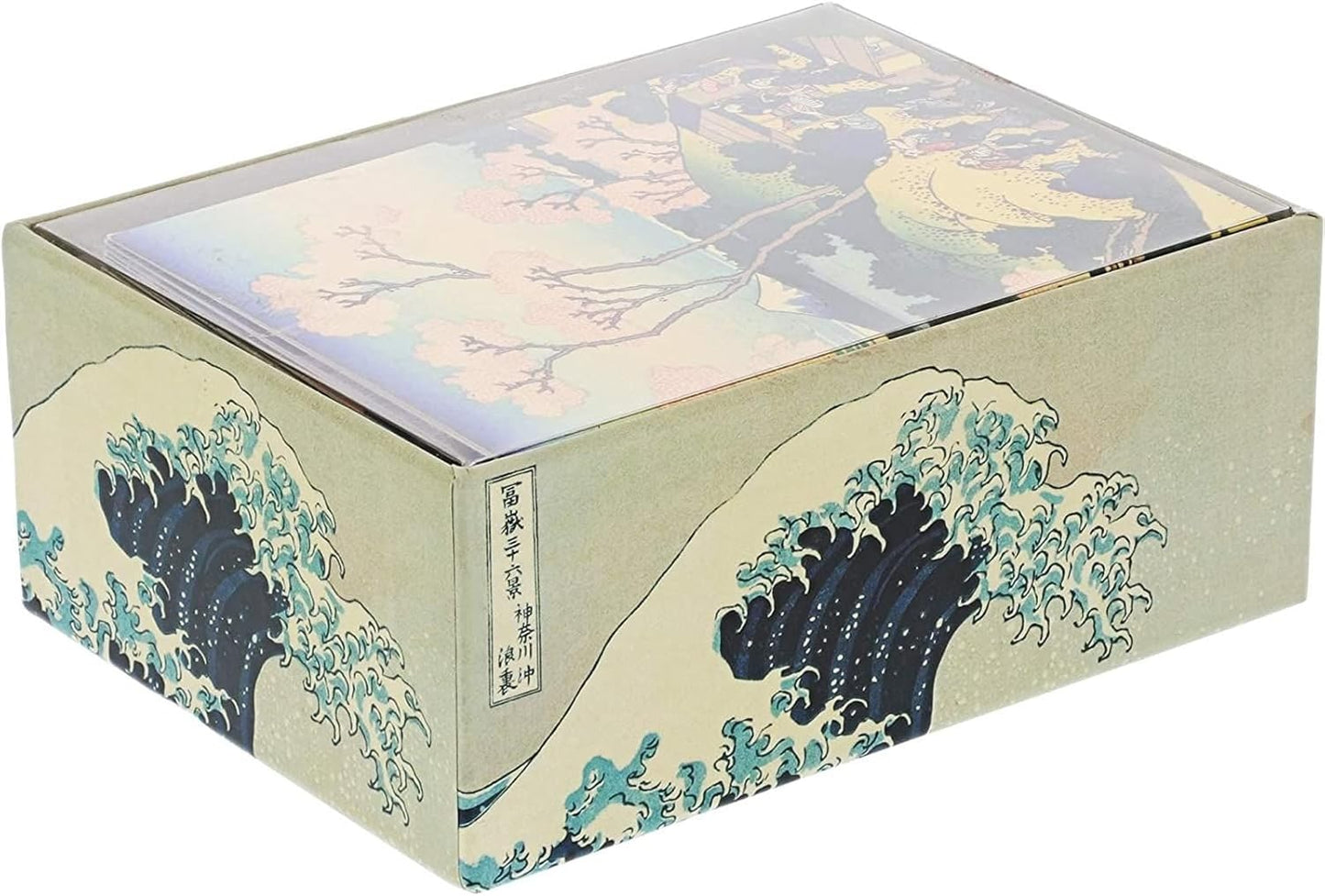 The Gifted Stationery Assorted Greeting Card Box - Blank Interior Note Cards & Envelopes - Hokusai Japanese Stationery for Thank You & Birthday Notes - All-Occasion Greetings - 36 Count, 3.5 x 5 In