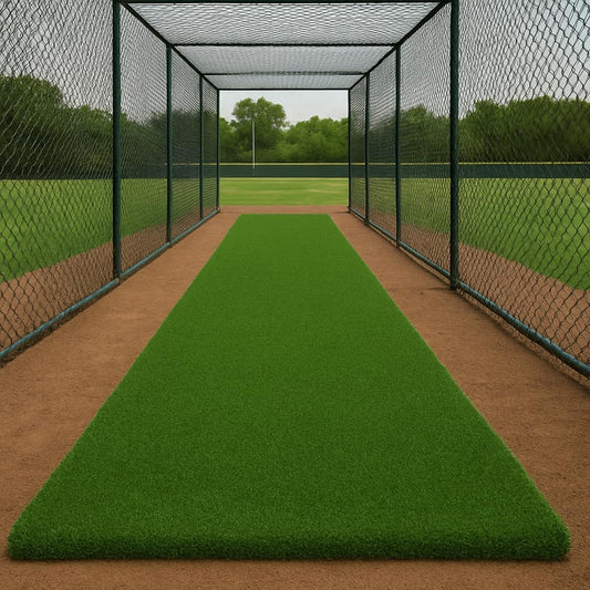 Ottomanson Artificial Turf Golf Hitting Mat 3' x 10' Indoor/Outdoor Waterproof Synthetic Fake Grass for Putting Practice Baseball Football Sports Gym Backyard, Custom Size 2' up to 30'