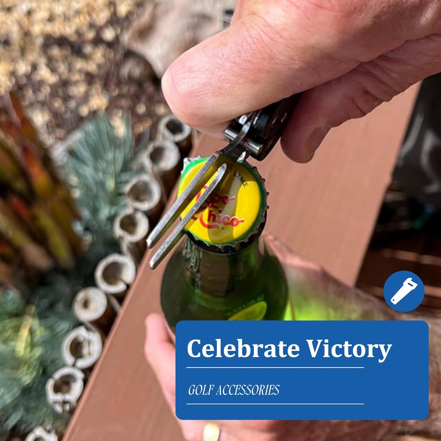 Golf Divot Repair Tool, Stainless Steel Foldable Divot Tool & Golf Divot Tool with Bottle Opener, Golf Accessories for Men and Women