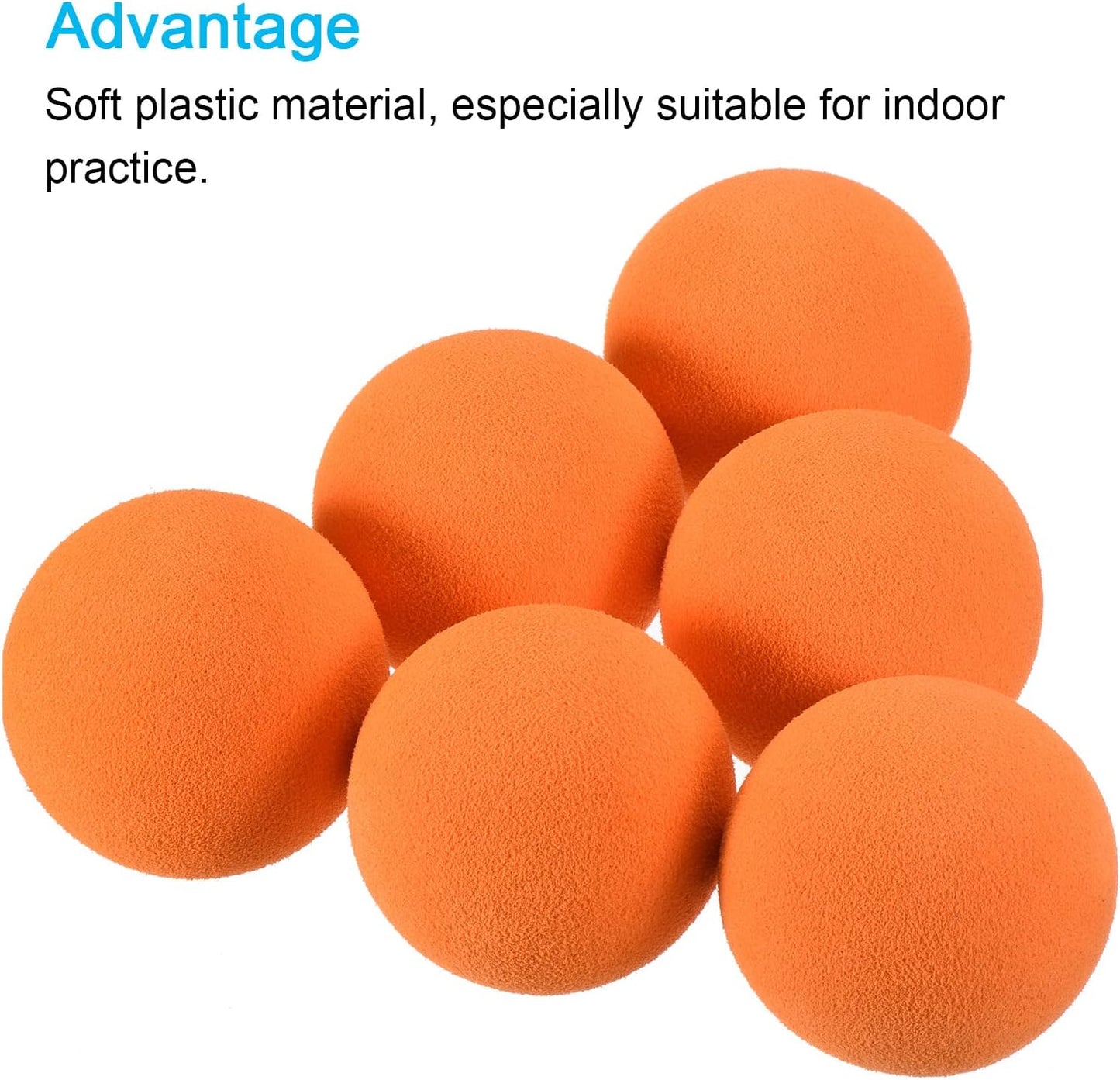 PATIKIL Golf Foam Balls, Pack Sponge Exercise Flight Swing Practice for Indoor Training