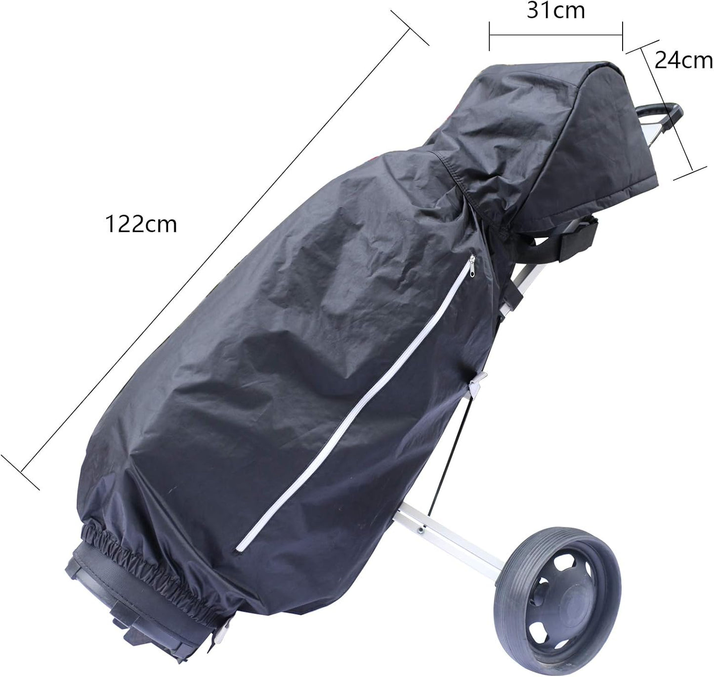 Golf Bag Rain Protection Cover for Golf Push Carts