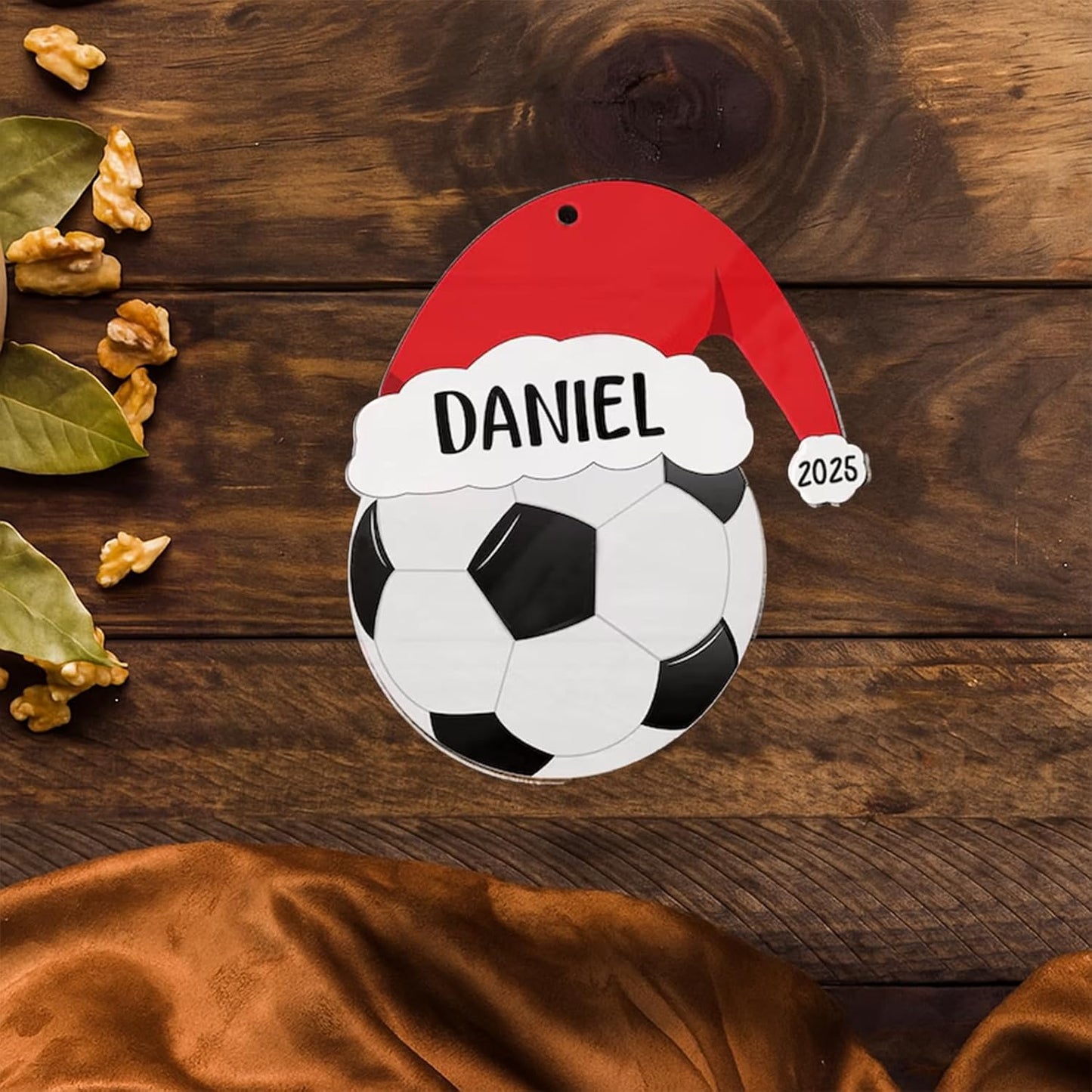 Personalized Soccer Christmas Ornament 2025, Soccer Ornaments for Christmas Tree, Team Ornament, Custom Coach Gifts, Hanging Decor, Gifts for Sports Lovers Boys, Xmas Gift 2025