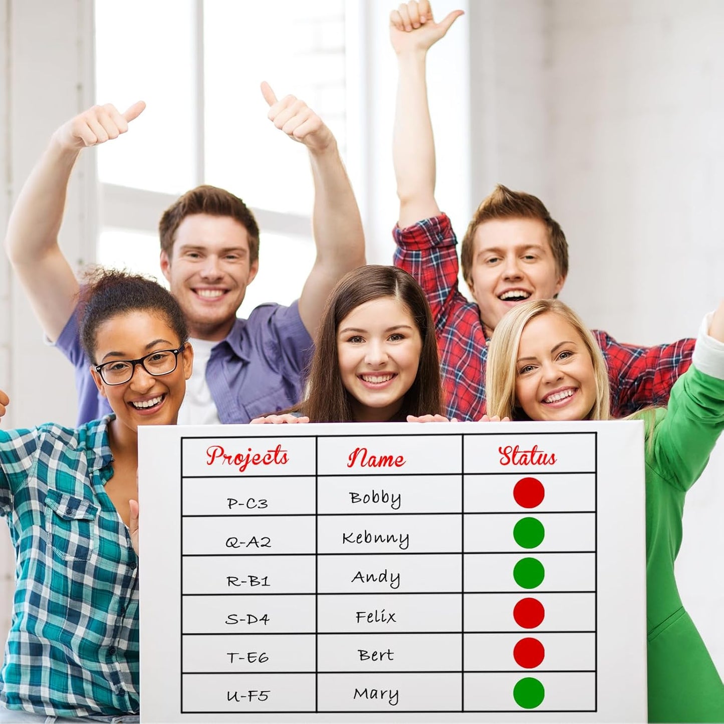 Xuhal 40 Pcs Double Sided Red Green Magnets 1.26'' Red Green Flip Reversible Magnets Dots for Whiteboard Mini Colored Double Sided Reversible Circle Indicator for Office Classroom Decoration (Classic)