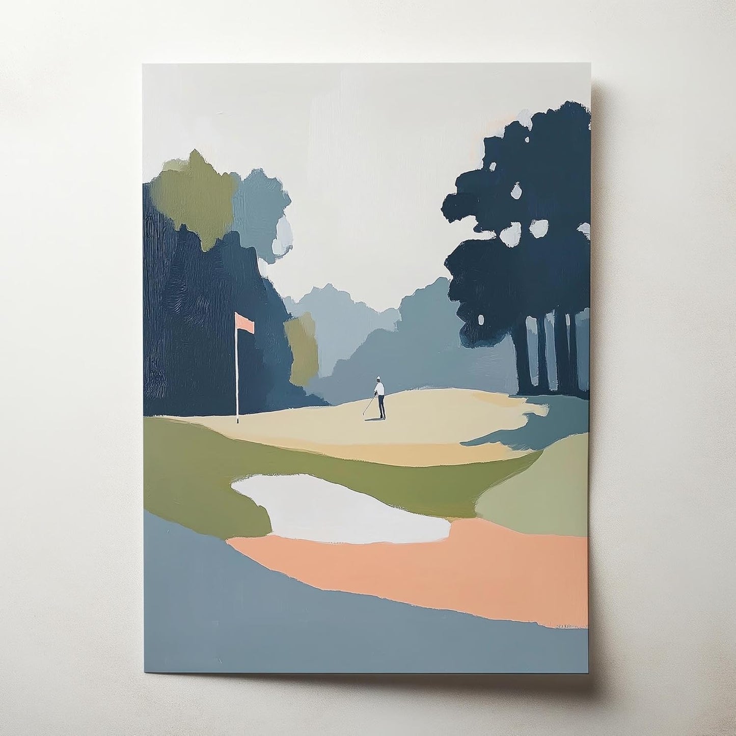 Golf Impressionist Art Print Posters - Premium Giclee Fine Art Prints - Sporty and Sophisticated Home Decor Posters, Golfer Art Prints for Home and Office Decor - Vintage Aesthetic, Ready to Frame