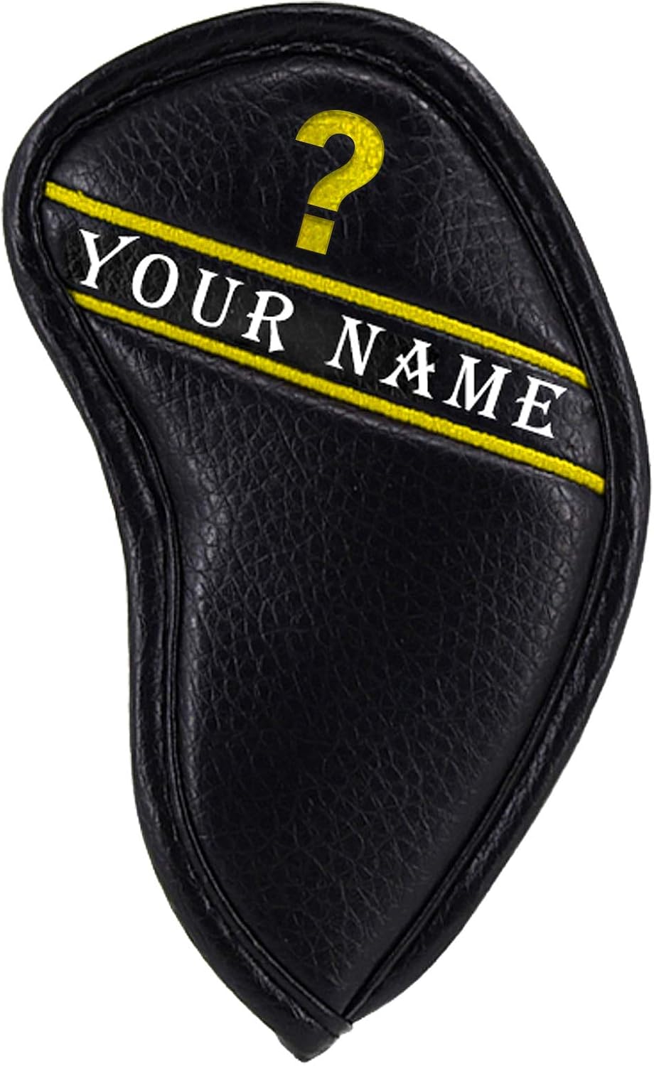 CRAFTSMAN GOLF 12pcs or 1pc Black Leather Golf Iron Head Covers Set Headcover Colorful Number Embroideried for Callaway Ping Taylormade Cobra Also Custom Version w/Your Name