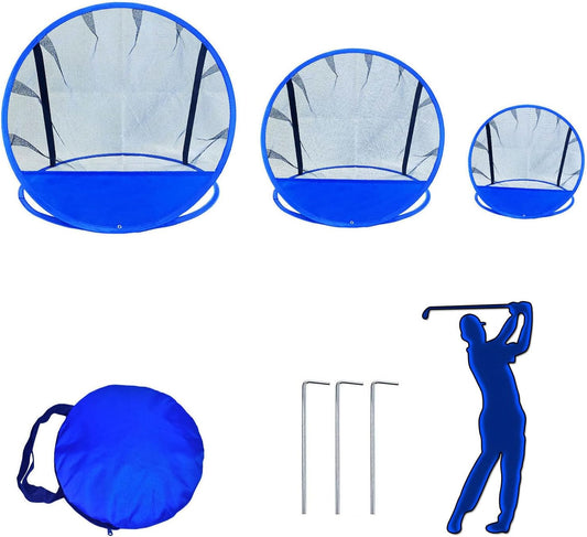 Golf Chipping Net, Pop-Up Practice Net with Carry Bag, Foldable Backyard Target for Indoor & Outdoor Golf Game, Gift for Men, Adults & Teen Golfers