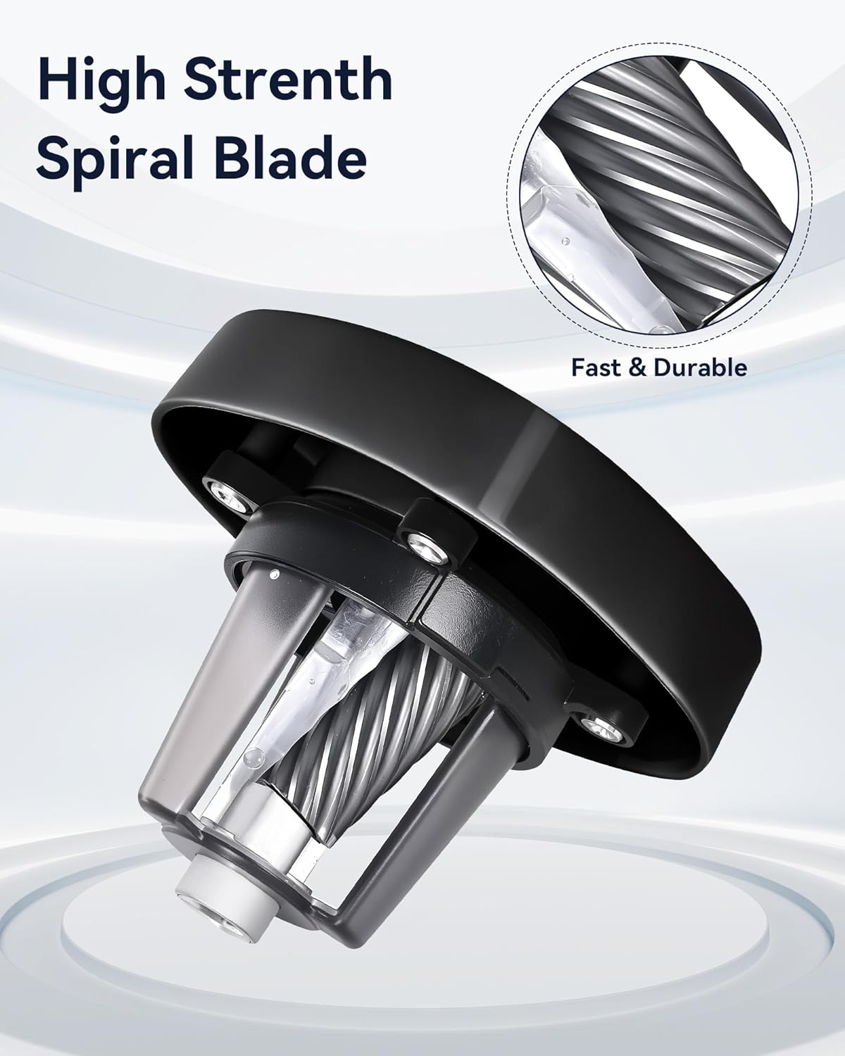 Electric Pencil Sharpener, Helical Blade Automatic Pencil Sharpener, Battery/USB Cord Operated Adjustable Sharpness for 6-8 mm Pencil, Classroom, School, Office, Home, Black