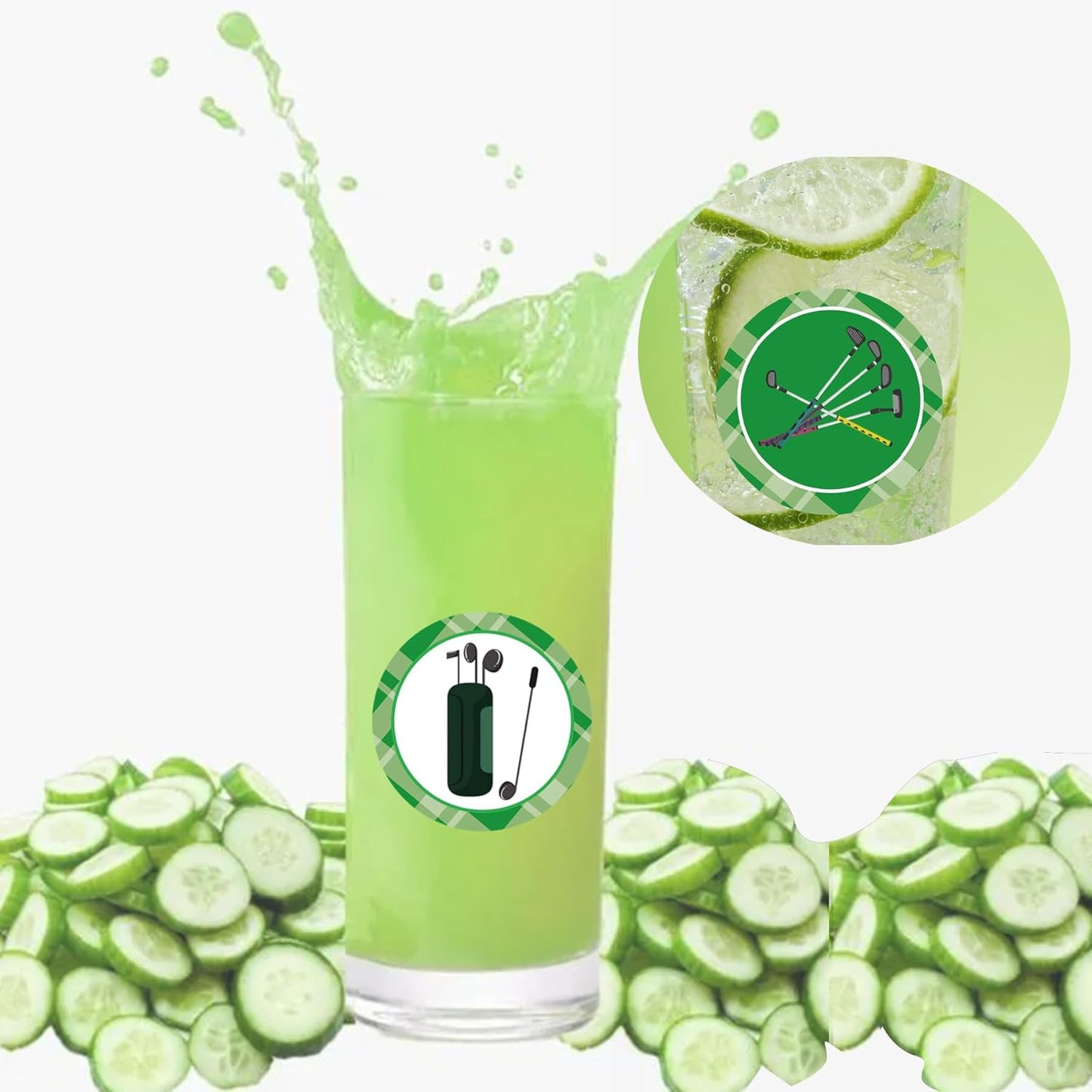 Golf Sport Stickers Themed Party Decorations Labels 2 inch - Birthday Baby Shower Retirement Party Favors Golf Labels for Scrapbooking Crafts 180 Pcs