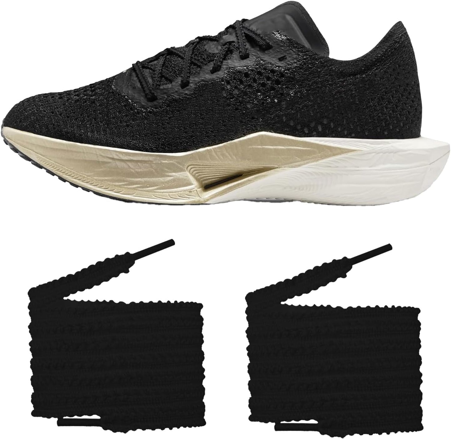 2 Pairs Shoelaces for Nike AlphaFly 3 Shoes, Athletic Replacement Shoe Strings for Trainers Running Sneaker