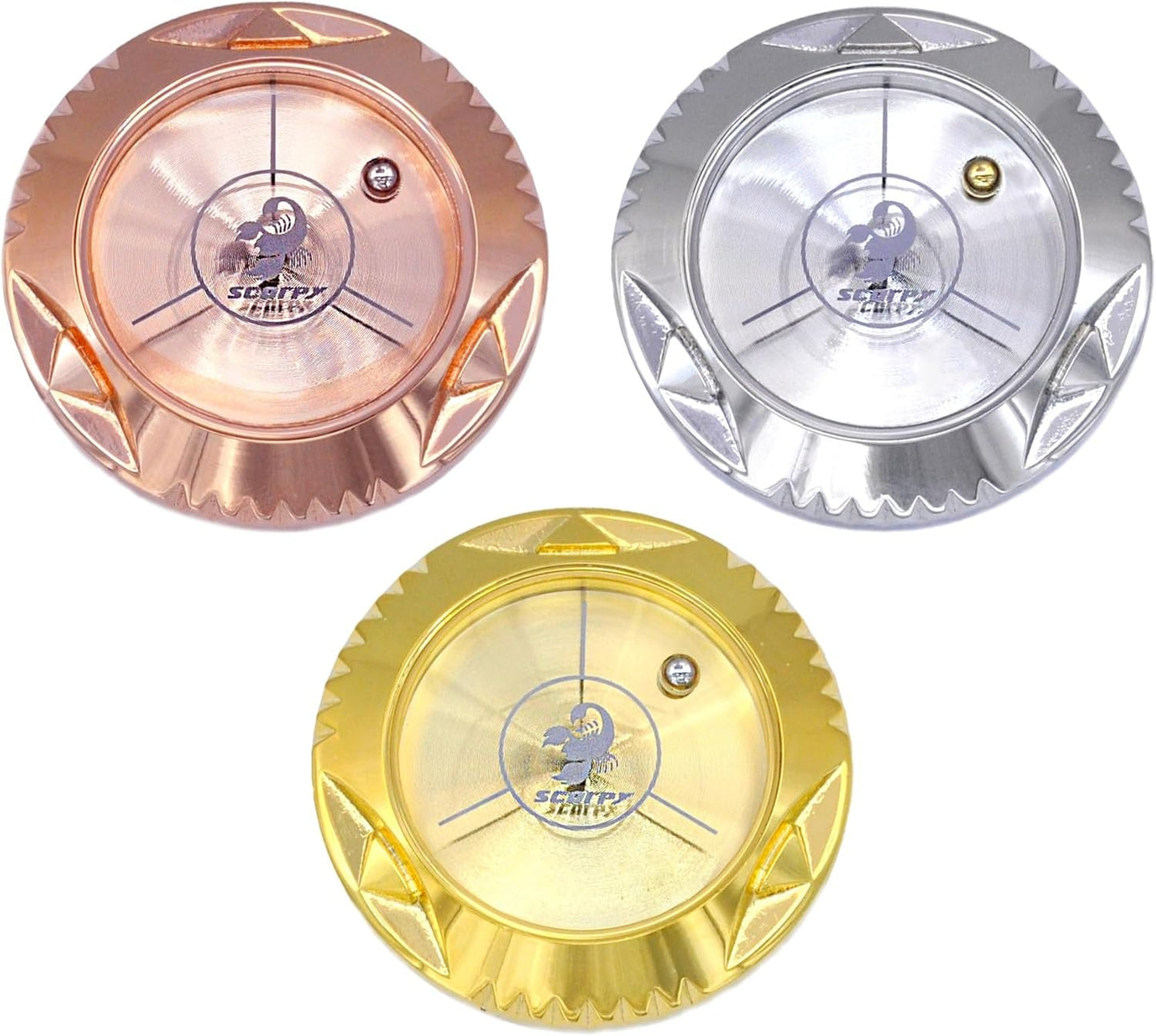 scorpy Golf Level Ball Marker with Metal Bead and Hat Clip, High Precision Putting Green Reading Aid Golf Accessories, Precision Alignment Tool for Perfect Putts