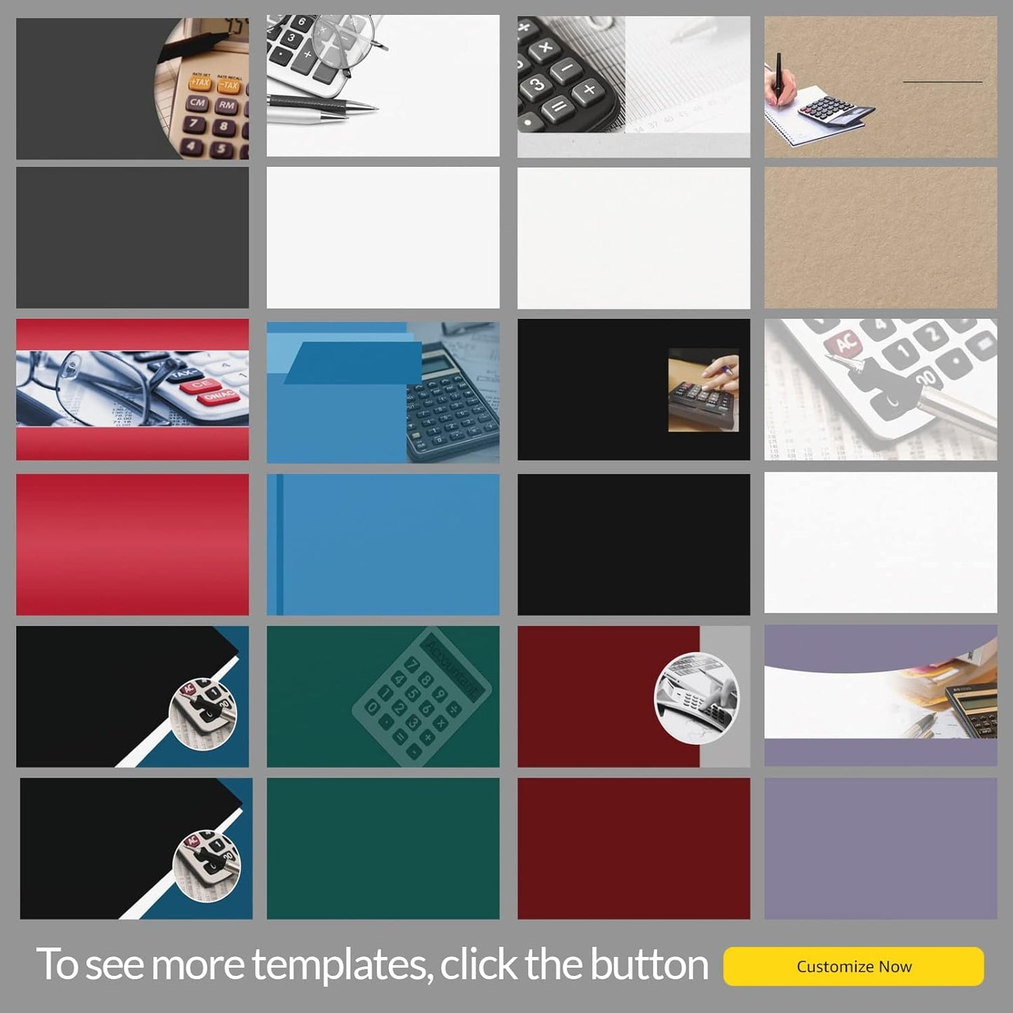 Custom Business Cards 100PCS Double-sided Printing Business Cards Customize with Your Logo Personalized 3.5"x 2" Cards for Business - Financial & Accounting