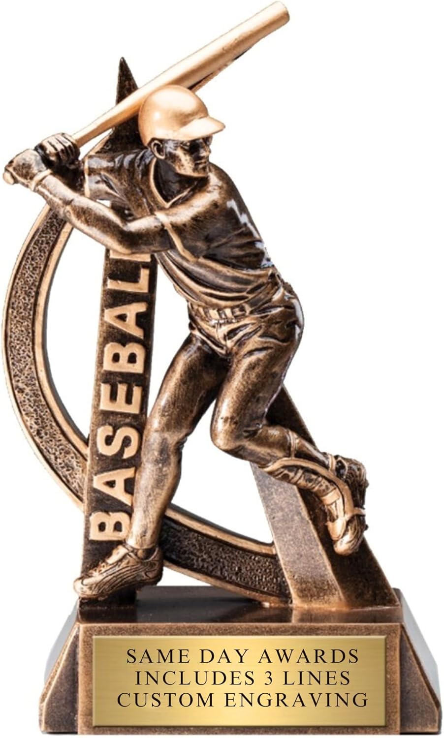 Sports Trophy – Ultra Action 6.5 Inch Engraved Resin Award – Personalized Recognition for Kids Youth Teams Schools Adult Leagues Coaches and Achievement Awards