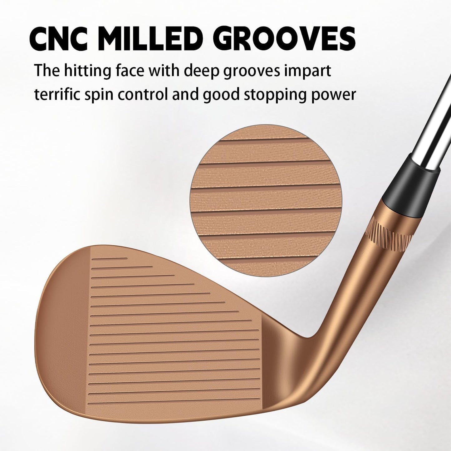 Forged Golf Wedge Set for Men or Individual 48/50/52/54/56/58/60/68/70/72 Degree RH Gap Wedge Sand Wedge Easily Escape from Bunker,Milled Face for More Spin