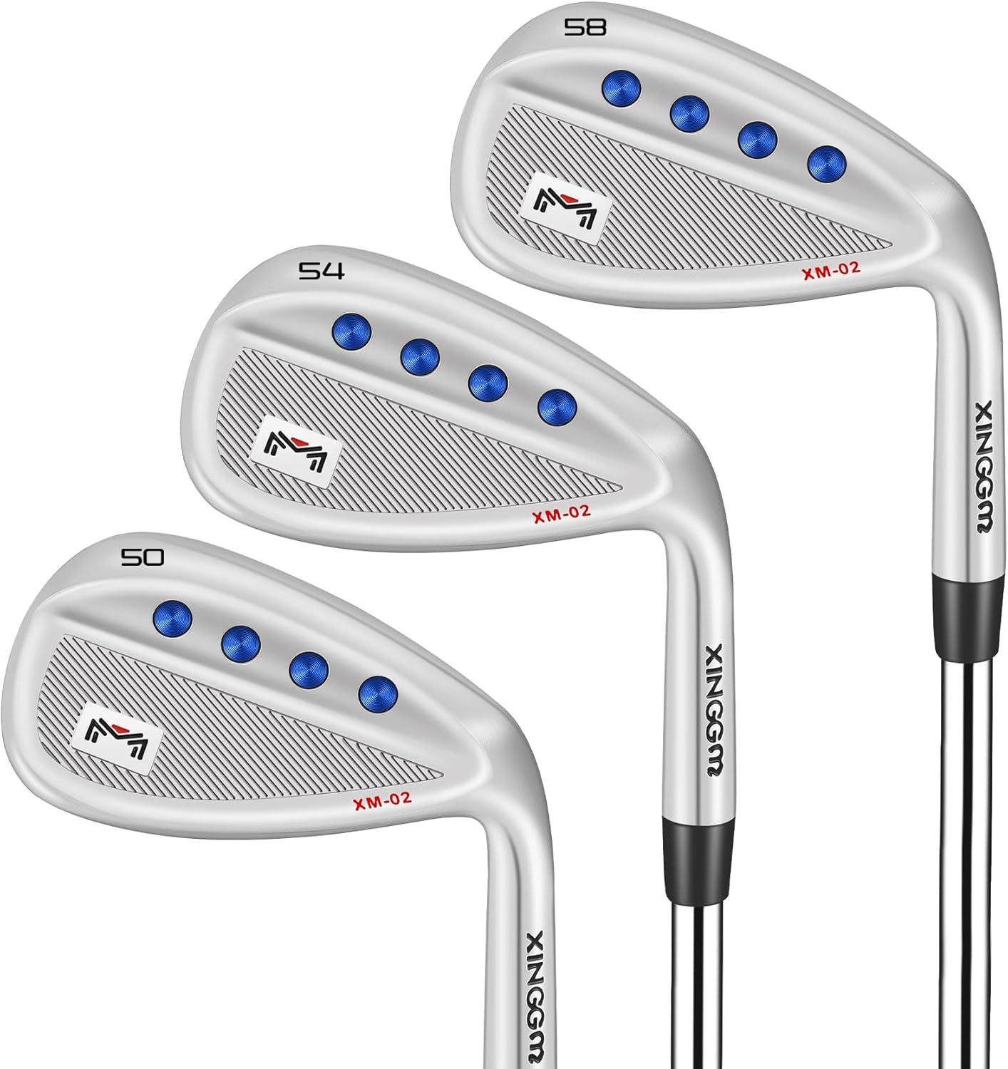 Forged Golf Wedge Set for Men or Individual 48/50/52/54/56/58/60 Degree Gap Wedge Sand Wedge for Men Right Hand,Milled Face for More Spin