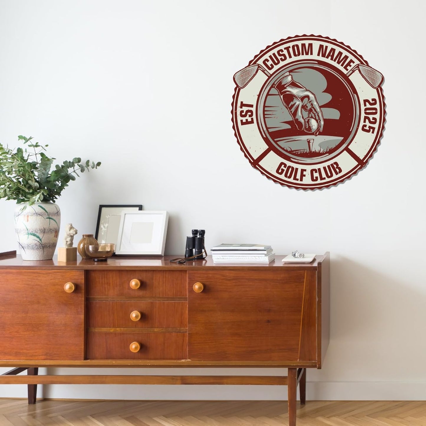 Personalized Golf Metal Wall Art, Vintage Golf Wall Decor, Custom Signs Outdoor Metal, 19th Hole Home Decor for Man Cave Garage Bar Club, Personalized Golfer Gifts for Men Dad Father