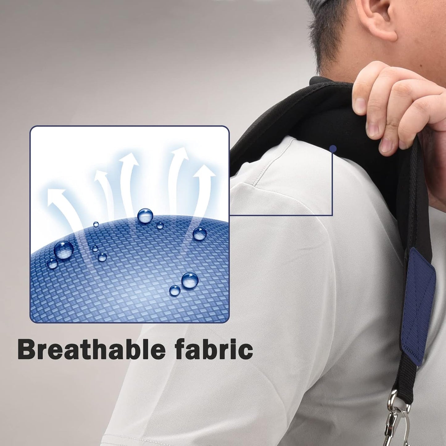 BIG TEETH Golf Bag Strap Single Padded Shoulder Strap Adjustable Thick Pad Straps Universal Replacement Quick Release