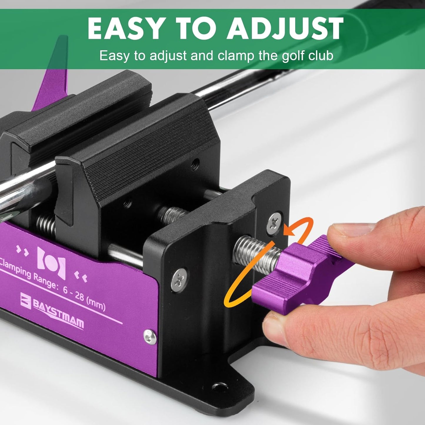 Golf Club Regripping Pro Kit Aluminum Vise Clamp Quick Release Golf Shaft Vice Home Vise Clamp Golf Grip Kit Removal Tool