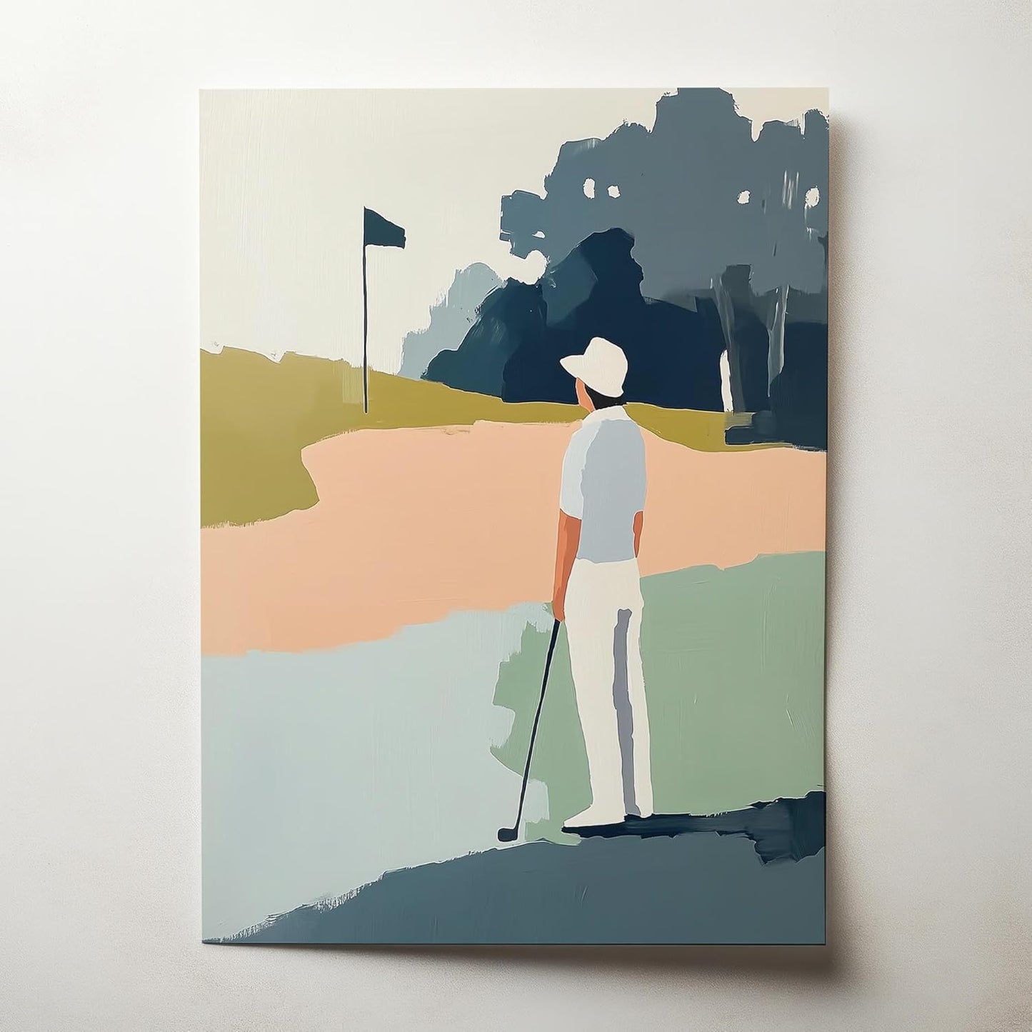 Golf Impressionist Art Print Posters - Premium Giclee Fine Art Prints - Sporty and Sophisticated Home Decor Posters, Golfer Art Prints for Home and Office Decor - Vintage Aesthetic, Ready to Frame