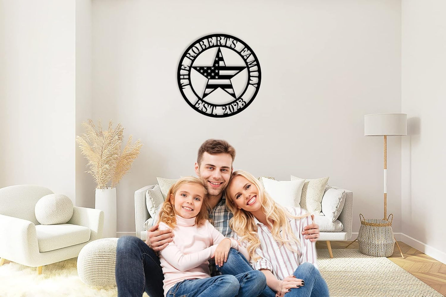 Personalized Name Flag Sign, Custom Patriotic Metal Signs, Last Name American Flag Sign, Personalized Patriotic Flag Stars, Custom Stars and Stripes Signs, Housewarming Gifts