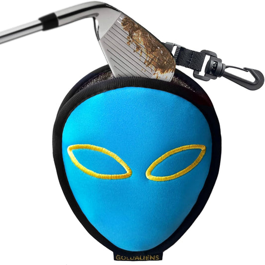 Golf Club Cleaner & Ball Cleaning Bag,Original Three-Layer Fabric Waterproof Technology,Golfer's Ultimate Green Clean Scrub Equipment Accessories,Removable Clips to Support Machine Washing