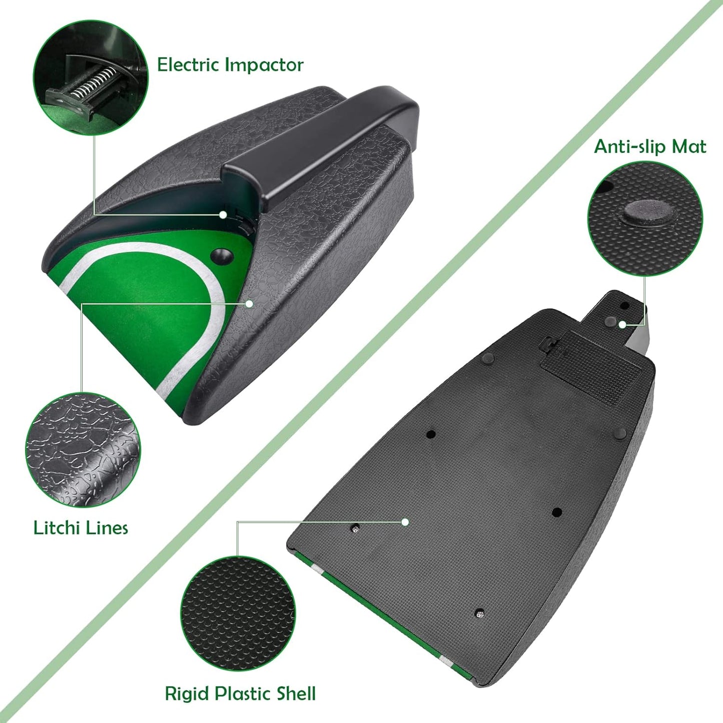 Automatic Putting Machine - Auto Returning Golf Cup Training Aid for Indoor/Outdoor Practice