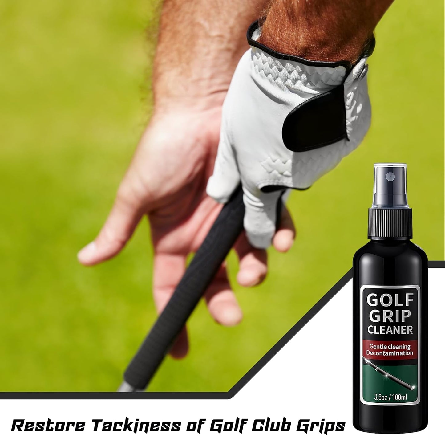 9 Pcs Golf Club Care Kit Golf Cleaning Kit Includes Grip Cleaner Club Cleaner Polish Brush Towel for Christmas Men Dad Gifts Outdoor Sports Supplies