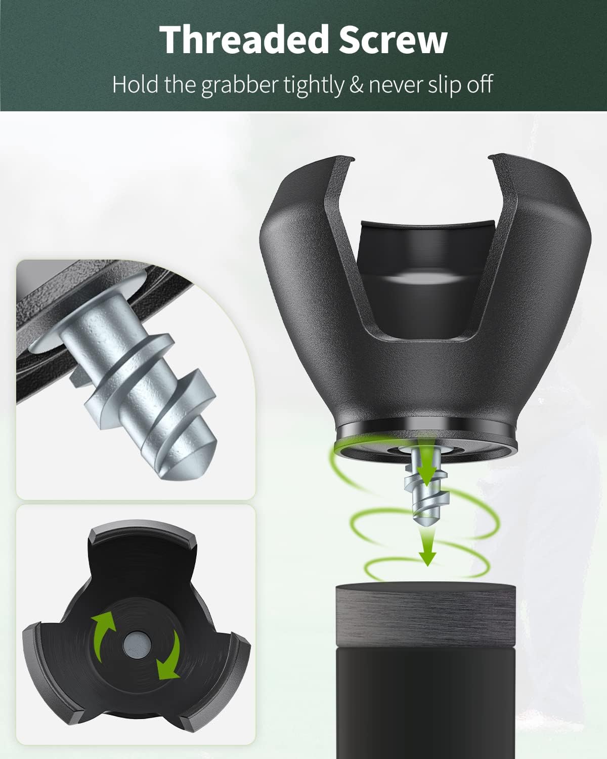 GreenHaven Golf Ball Retriever Grabber for Putters Golf Pick-up Portable Grip Sucker Tool Back Saver for Golfers，3-4 Pack