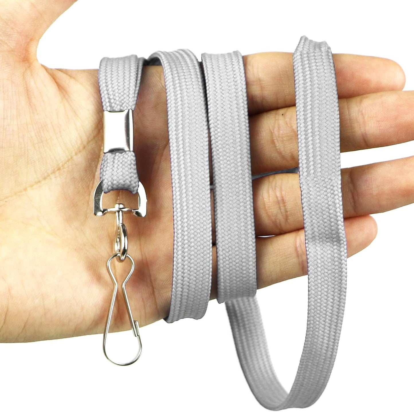 Bird Fiy Lanyard 100 Pack Bulk Badge Lanyards for ID Badges Neck Cruise Name Tag ID Holder