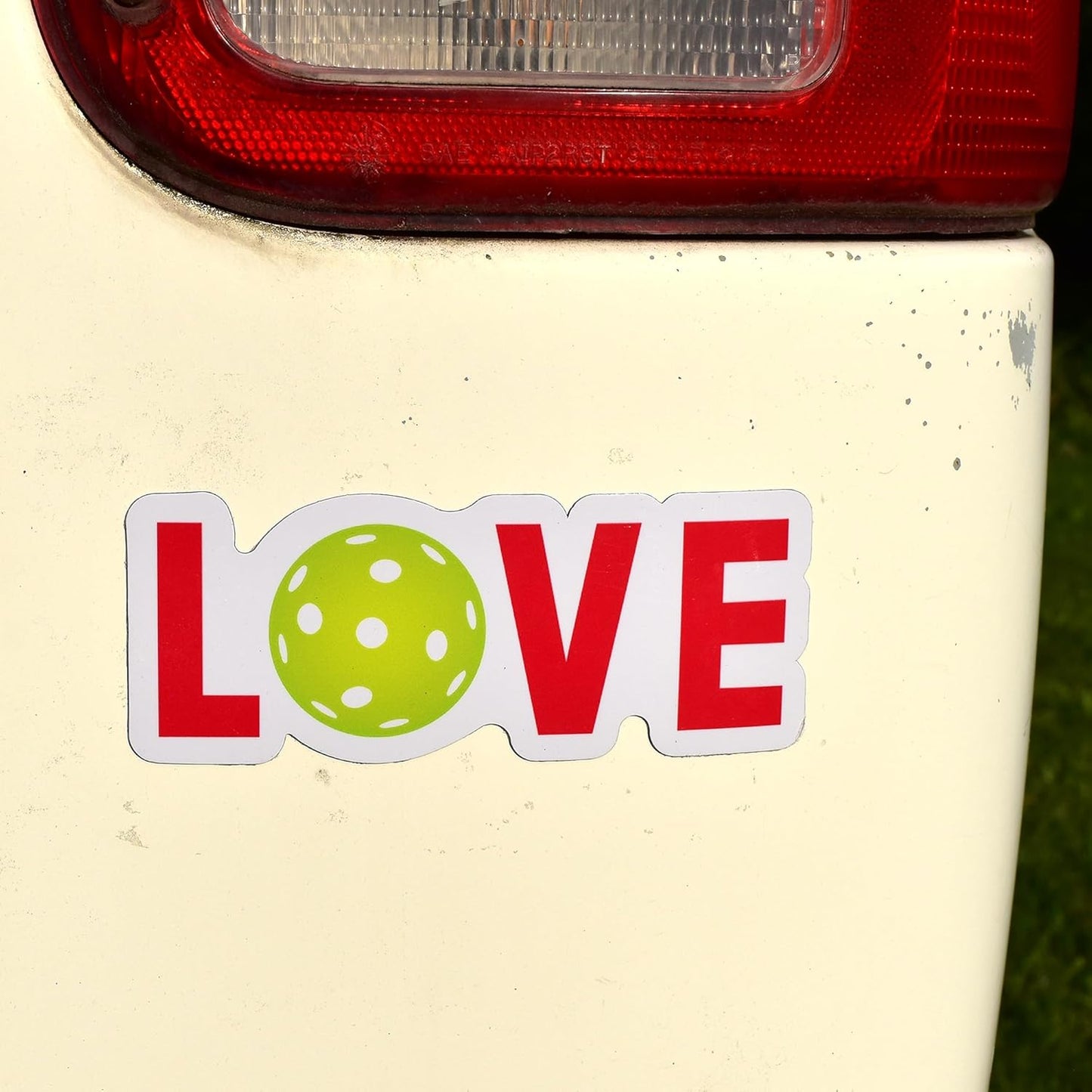 Tennis, Pickleball & Golf Decorative Magnets – Fun Sport-Themed Fridge Magnets, Locker Magnets, Car Magnets, Office Décor – Tennis Ball, Pickleball, Golf Ball & Heart Designs (Pickleball Love)
