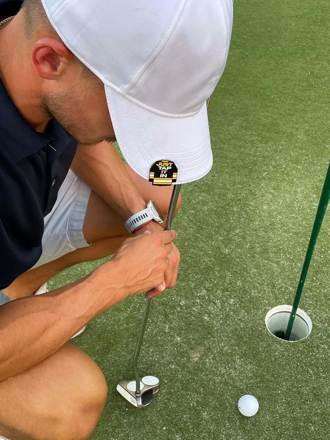 wolph Happy Gilmore Golf Ball Marker – Magnetic Hat Clip, Funny Golf Gifts – Durable Golf Accessories for Men Women to Elevate & Personalize Your Game.